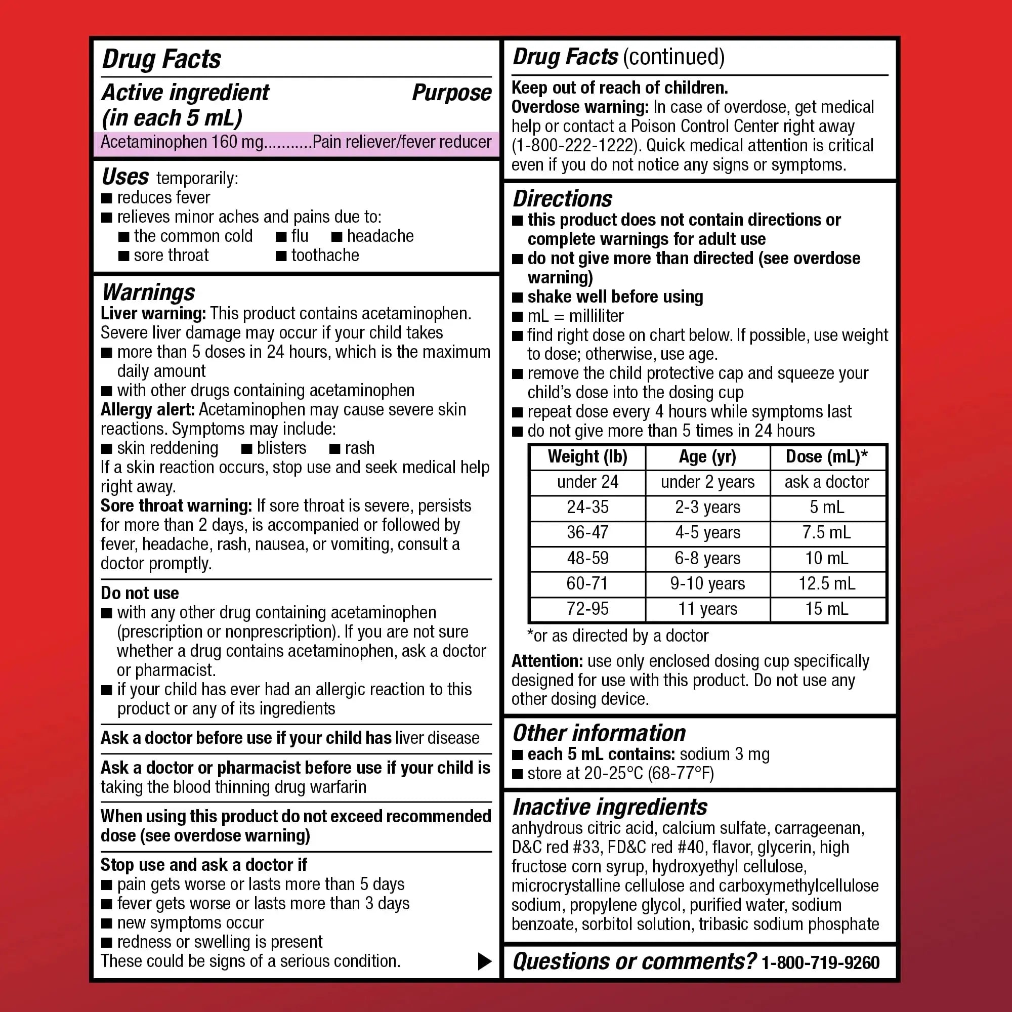 Amazon Basic Care Children's Pain Reliever and Fever Reducer, Acetaminophen 160 mg per 5 ml, Bubblegum Flavor, for Headache and Sore Throat, Ages 2-11 Years, 4 fl oz Amazon Basic CareAu supplements