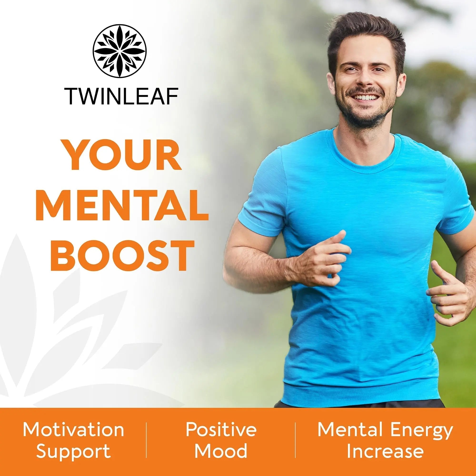 TWINLEAF Dopamine Brain Support Supplement, 1000 mg Blend - Made in USA - with DMAE, Vitamin B12 and L-Tyrosine TWINLEAFAu supplements