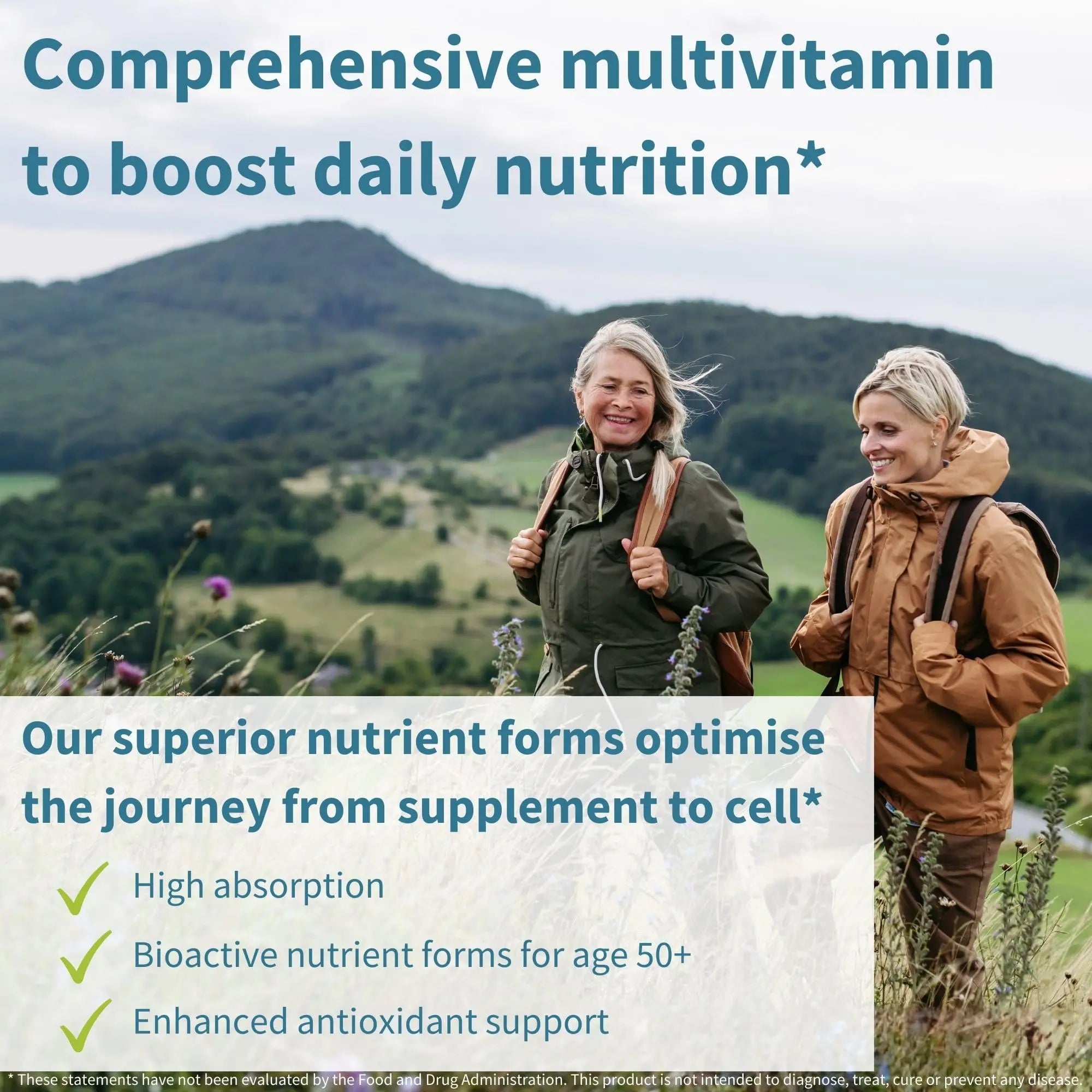 Igennus Methylated Women's 50+ Multivitamin with Calcium & Magnesium, Pure & Clean, All-Day Nutrient Delivery with High-Strength B-Vitamins Igennus Healthcare NutritionAu supplements