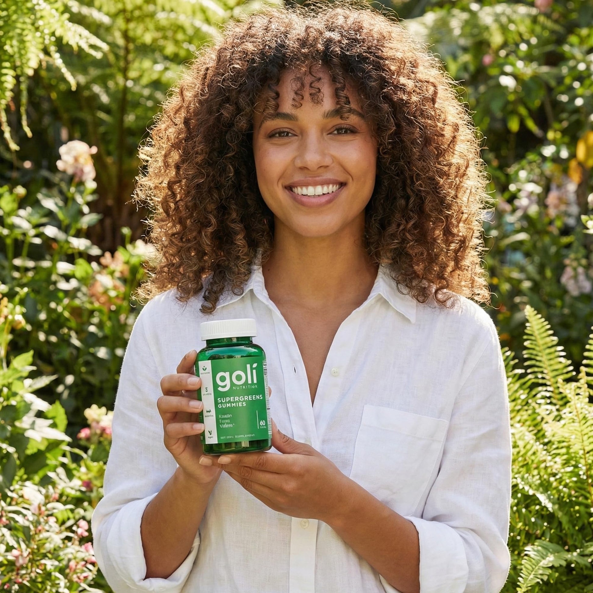 Goli Supergreens Gummies with Probiotics - Artichoke Leaf Extract, Spirulina, Kale, Vitamins A, B6, B12 - Vegan, Gluten-Free, Non-GMO GoliAu supplements