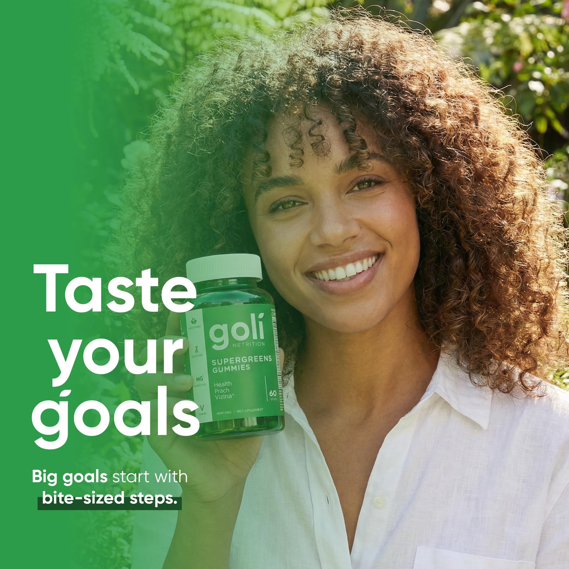 Goli Supergreens Gummies with Probiotics - Artichoke Leaf Extract, Spirulina, Kale, Vitamins A, B6, B12 - Vegan, Gluten-Free, Non-GMO GoliAu supplements