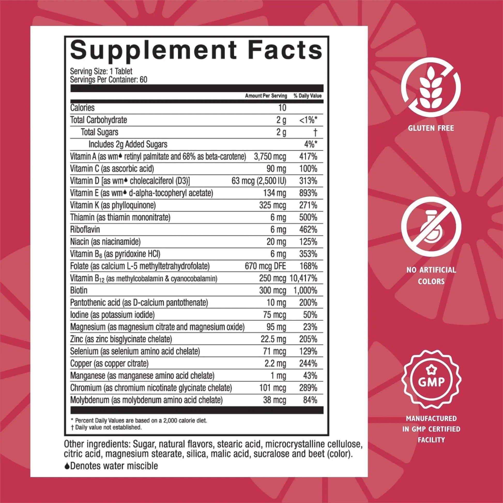 Celebrate Vitamins Multi ADEK Chewables, Iron Free - Daily Bariatric Multivitamin, High Level of Vitamins A, D, E, K & B12 Celebrate Bariatric SupplementsAu supplements