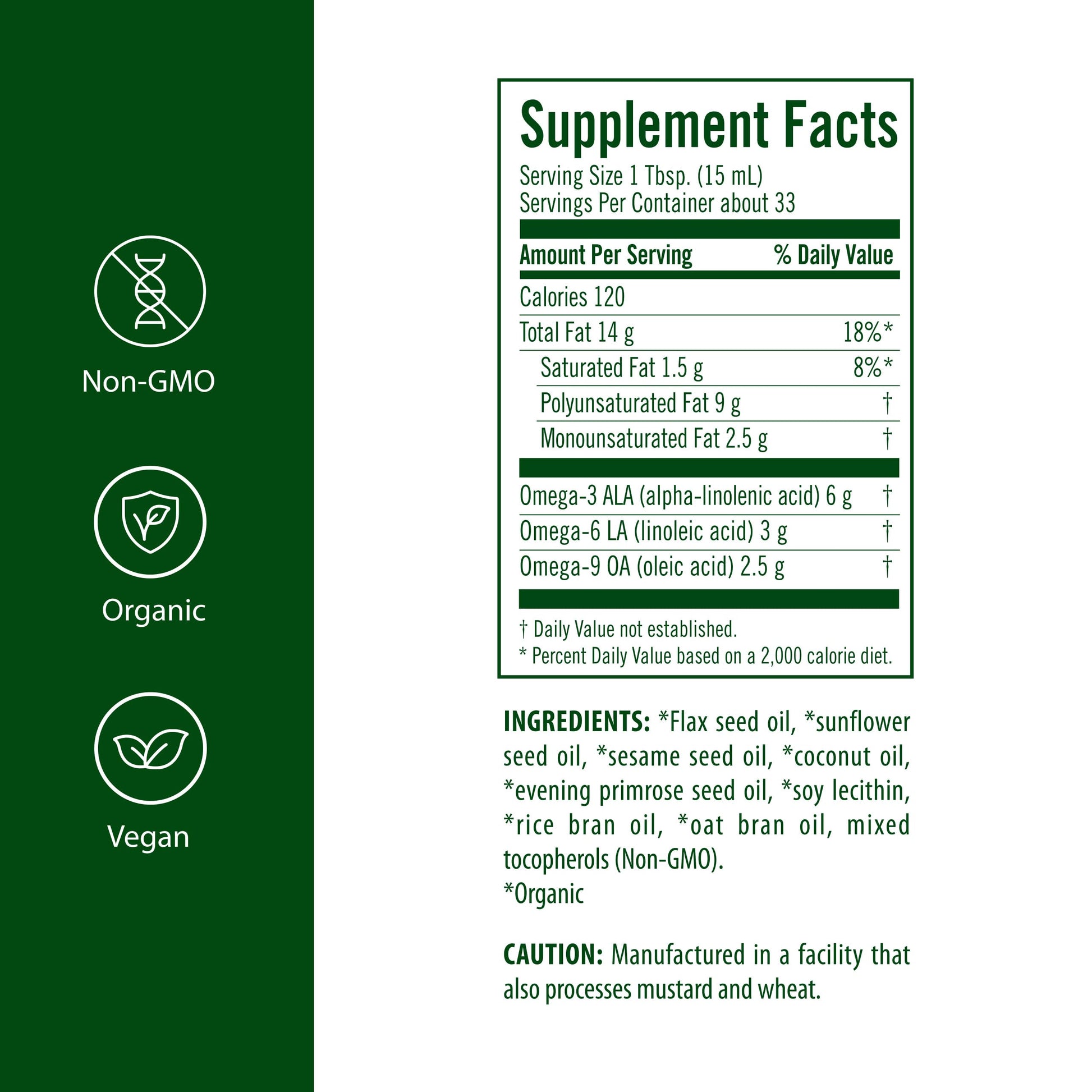 Flora - Udo's Choice Omega 369 Oil Blend, Made with Organic Flax, Sesame & Sunflower Seed Oils, Plant-Based Vegan Omega Fatty Acids, Based on Ideal 2:1:1 Ratio, 17-fl, oz. Glass Bottle FloraAu supplements