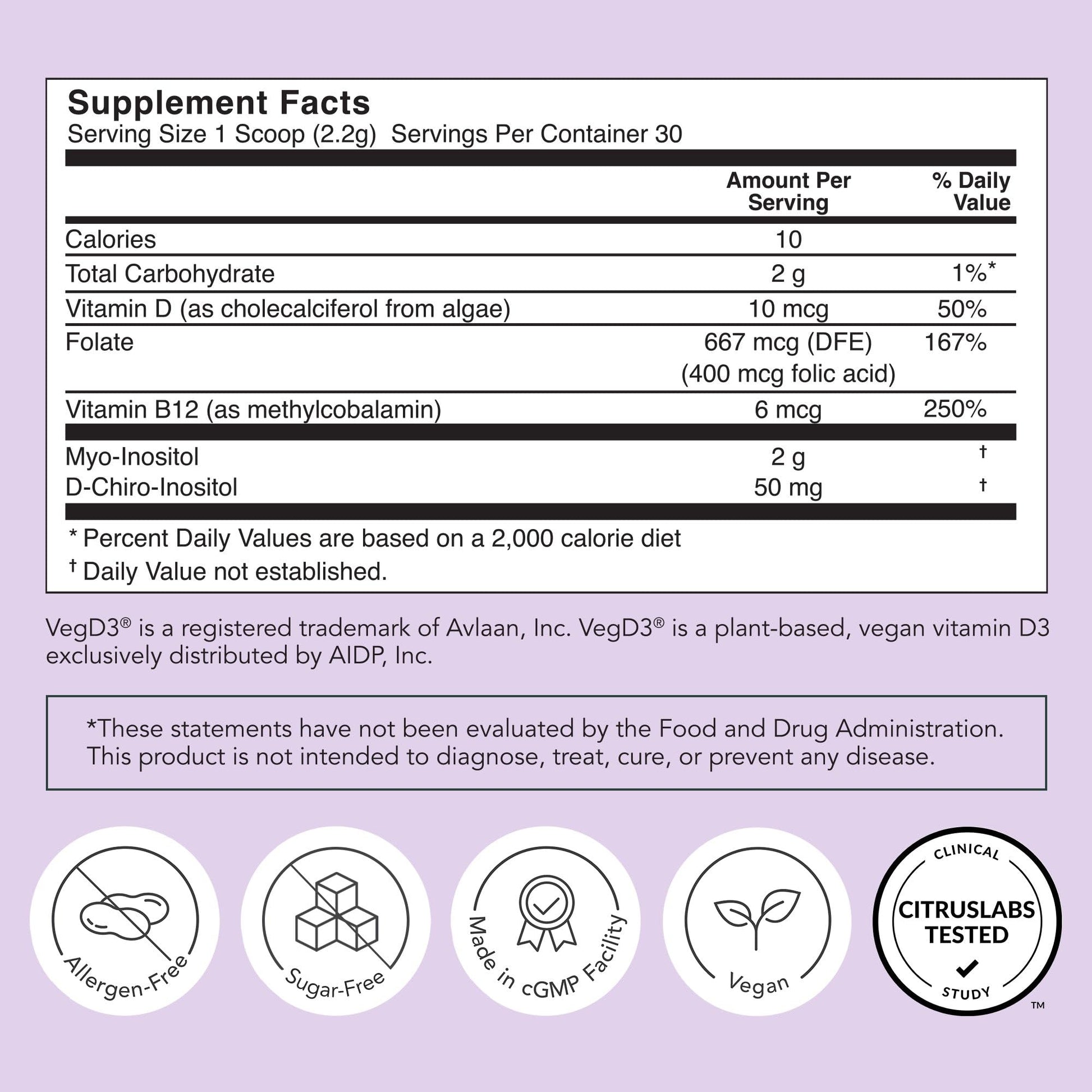Rael Hormone Balance for Women, Inositol Powder Supplement - Vitamin B8, 40:1 Proven Ratio, Folic Acid for Ovarian Function (30 Servings) RaelAu supplements