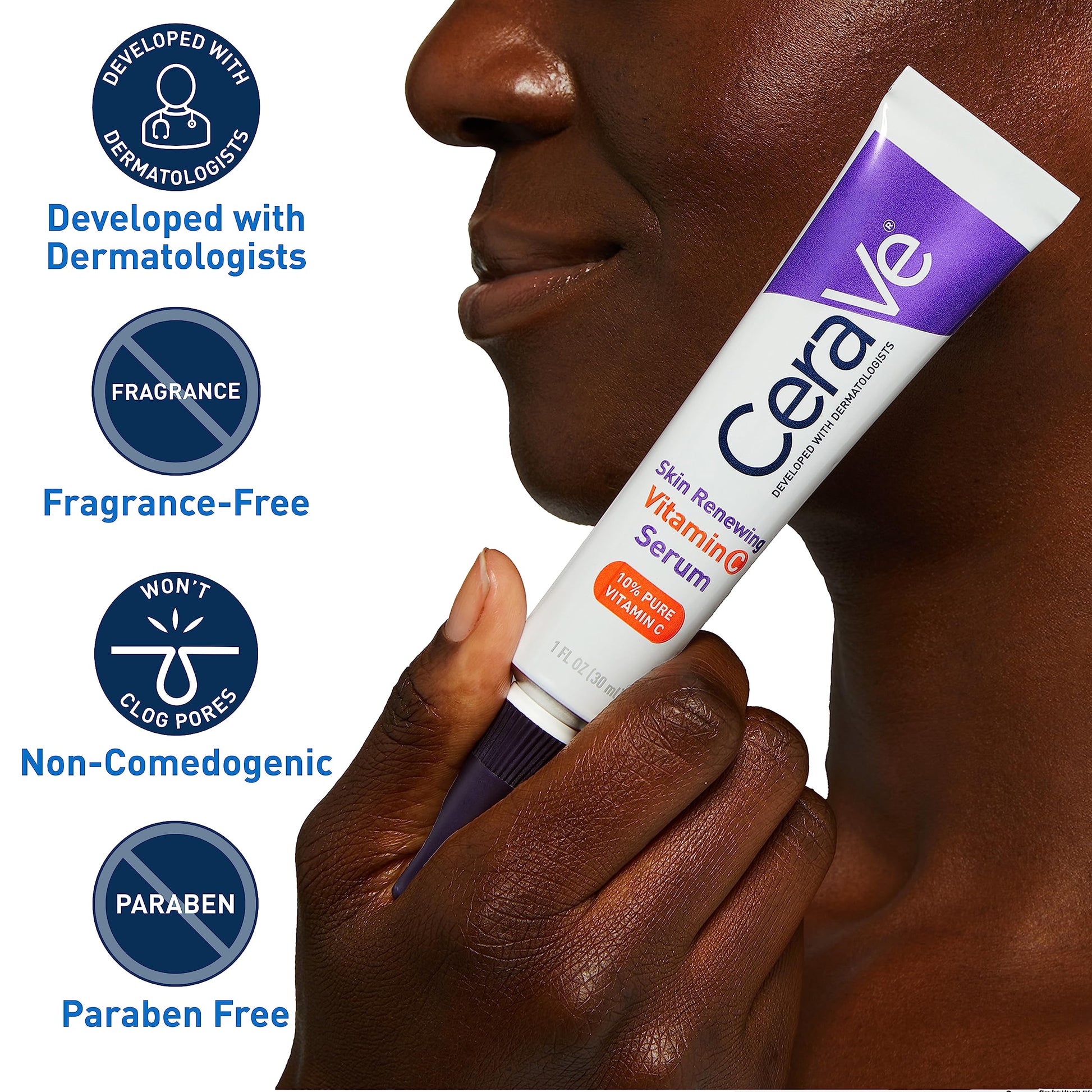 CeraVe Vitamin C Serum with Hyaluronic Acid | Skin Brightening Serum for Face CeraVeUS supplements