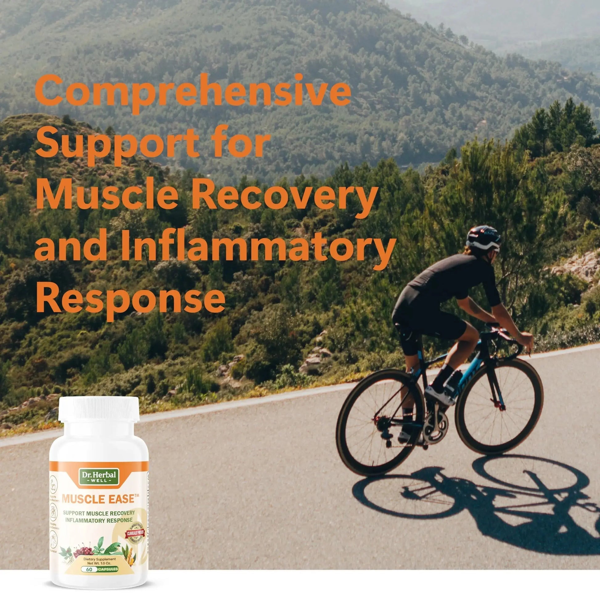 DR.HERBAL WELL Muscle Ease - Joint, Muscle & Nerve Support Fast Acting Relax Comfort Recovery Natural Herbal Supplement - (60 Capsules) MAX-Strength DR. HERBAL WELLAu supplements