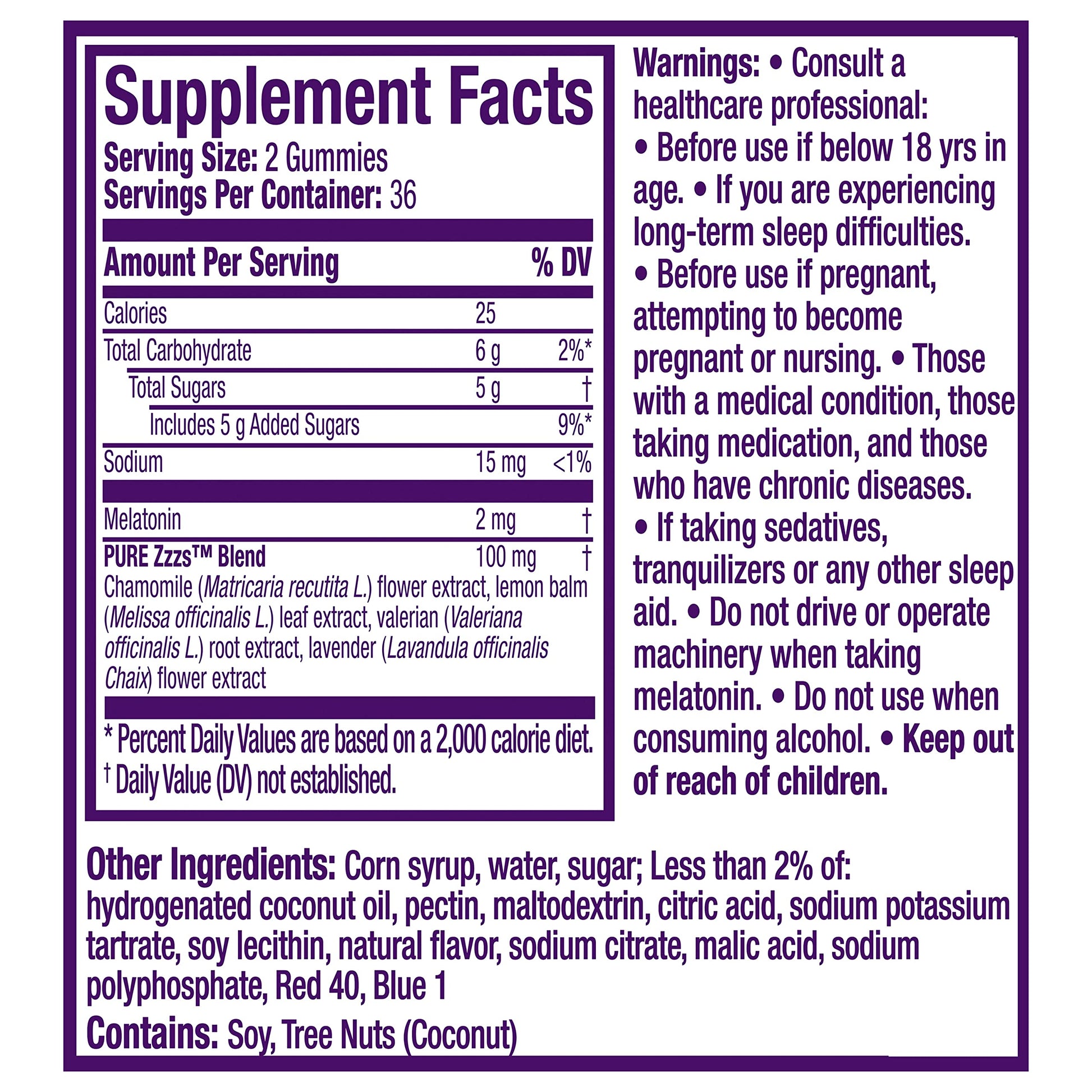 ZzzQuil PURE Zzzs Melatonin Sleep Aid Gummies, Helps You Fall Asleep ZzzQuilUS supplements