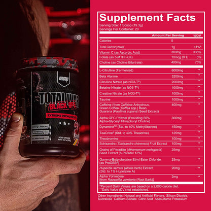 REDCON1 Total War Black Ops Extreme Preworkout Powder, Tigers Blood, High Stimulant REDCON1US supplements