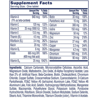 One A Day Women’s 50+ Multivitamins Tablet, Multivitamin for Women with Vitamin A, C, D ONE A DAYUS supplements