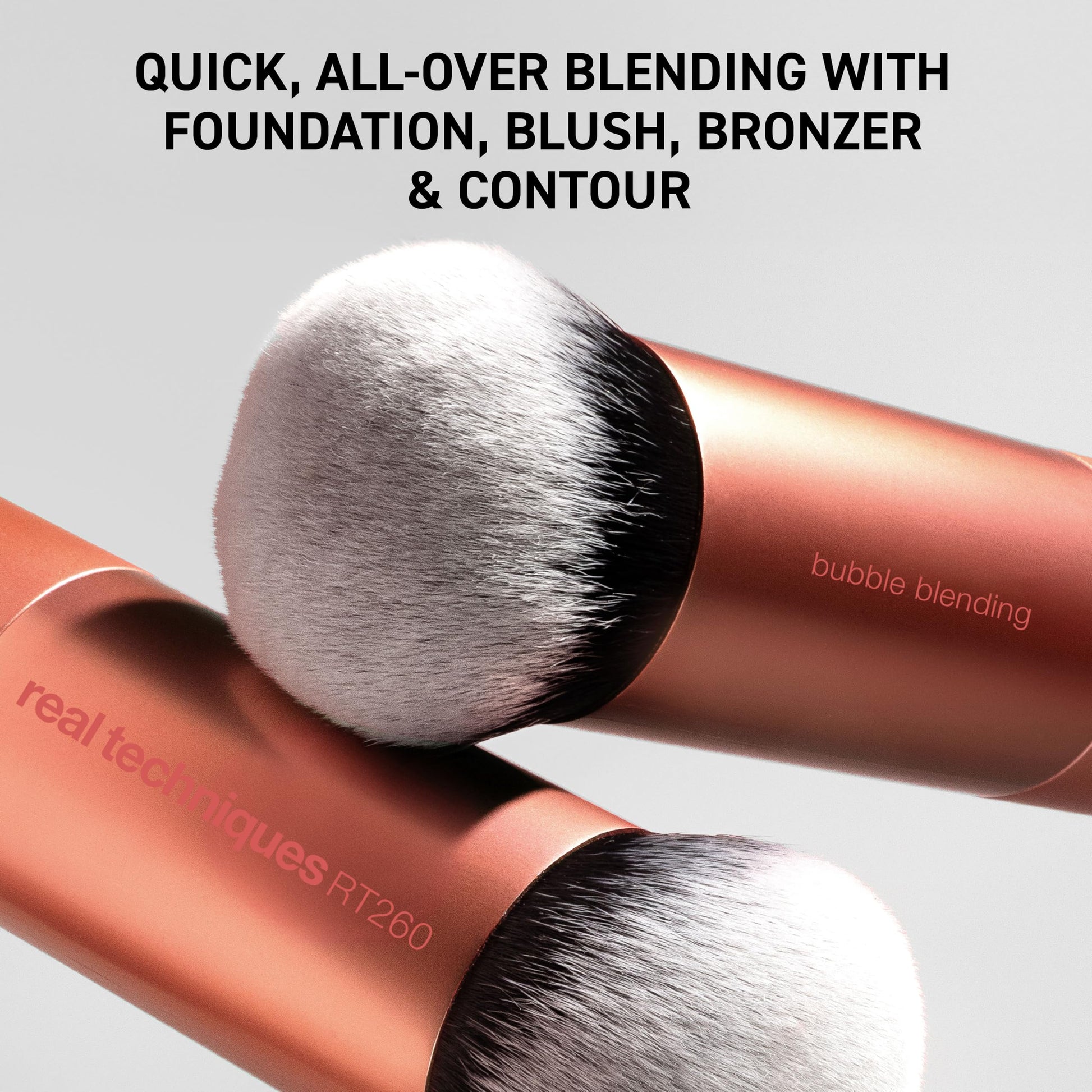 Real Techniques Bubble Blending Makeup Brush, Multipurpose Foundation Brush For Liquid, Cream, & Powder Products, Unique Round Brush Head, Synthetic Bristles, Vegan & Cruelty Free, 1 Count Real TechniquesAu supplements