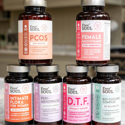 Women's Multivitamins and Minerals with Collagen & Hyaluronic Acid - 27 Essential Free SoulUS supplements