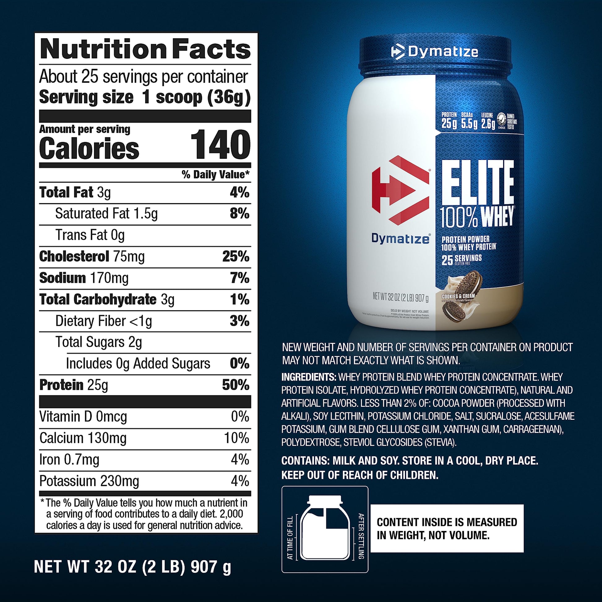 Dymatize Elite 100% Whey Protein Powder, Quick Absorbing & Fast Digesting for Optimal DymatizeUS supplements
