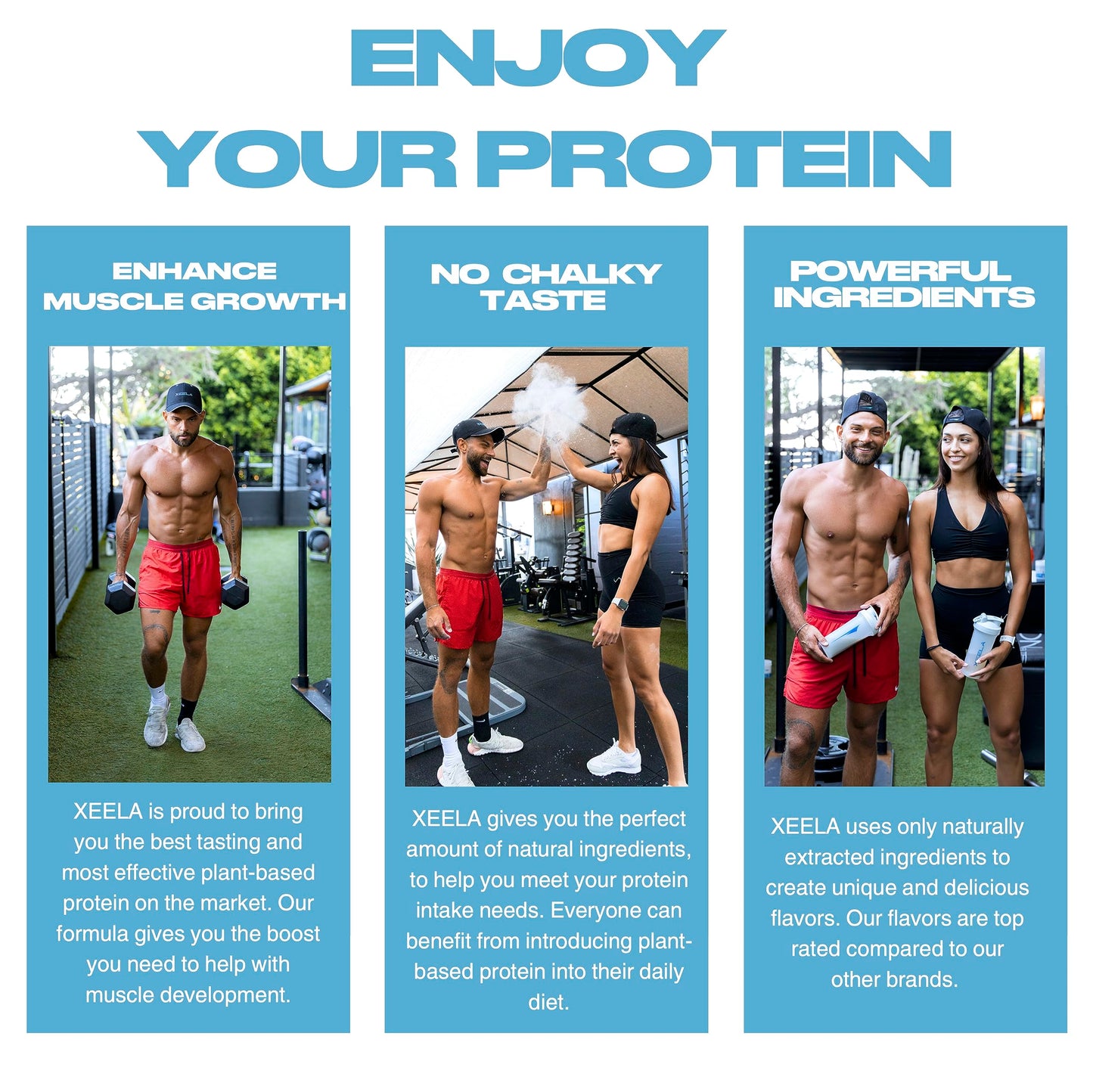XEELA Plant Based Vegan Protein Powder - Independently Tested - 25g High Protein XEELAUS supplements