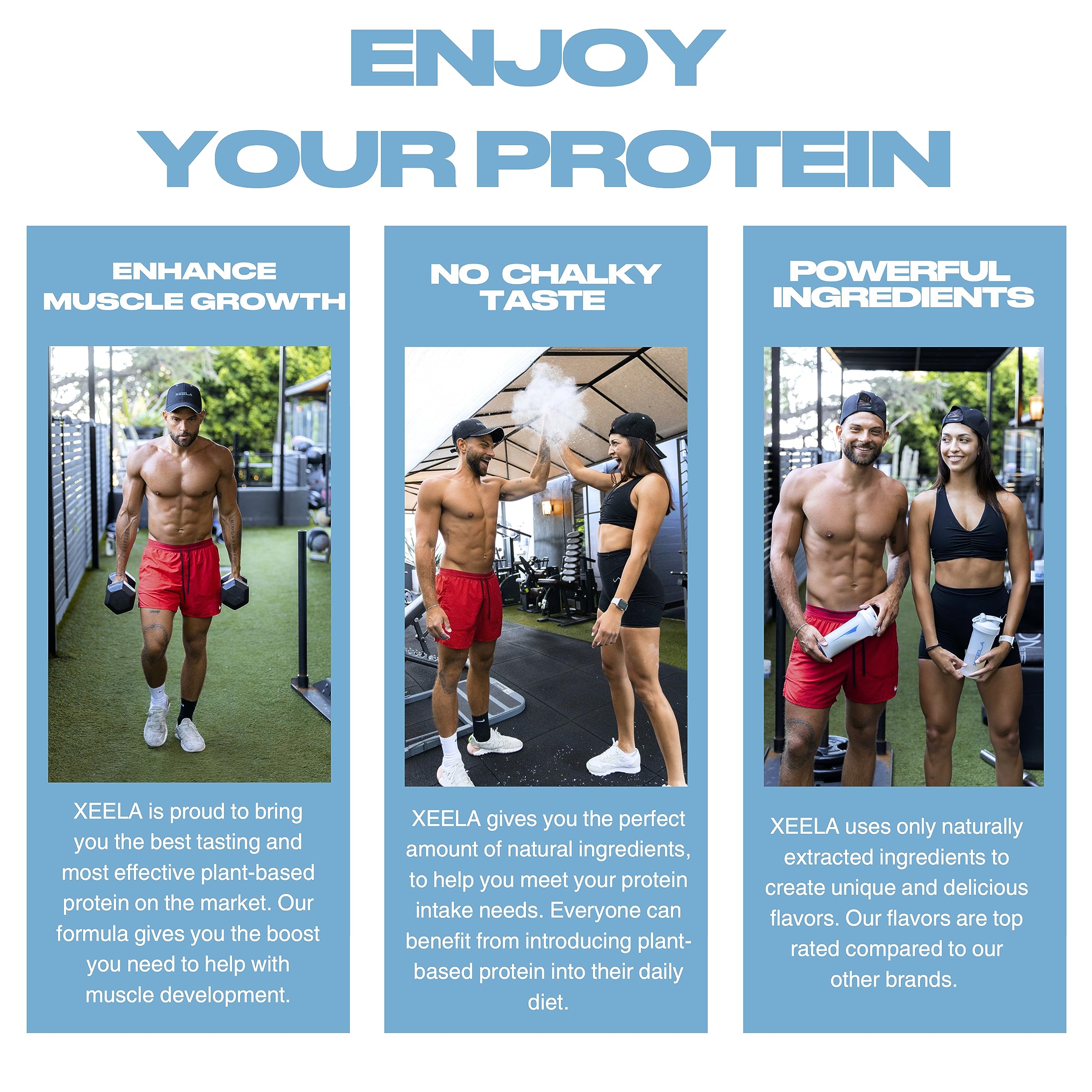 XEELA Plant Based Vegan Protein Powder - Independently Tested - 25g High Protein XEELAAu supplements