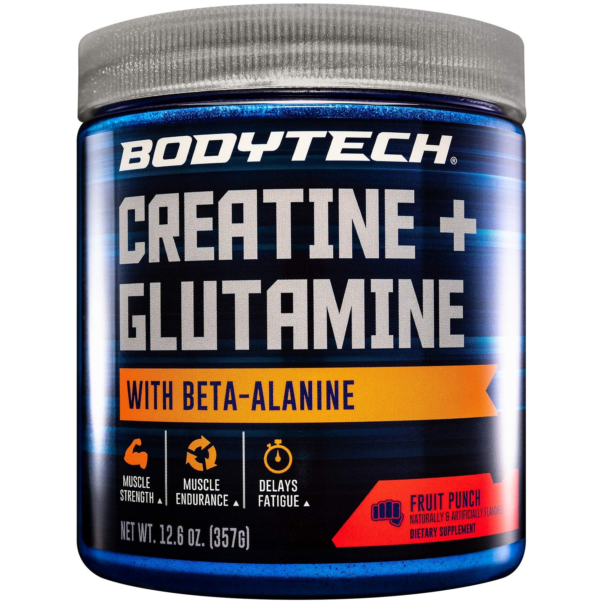BodyTeach Creatine and Glutamine with Beta Alanine Fruit Punch - Supports Muscle Growth BODYTECHAu supplements
