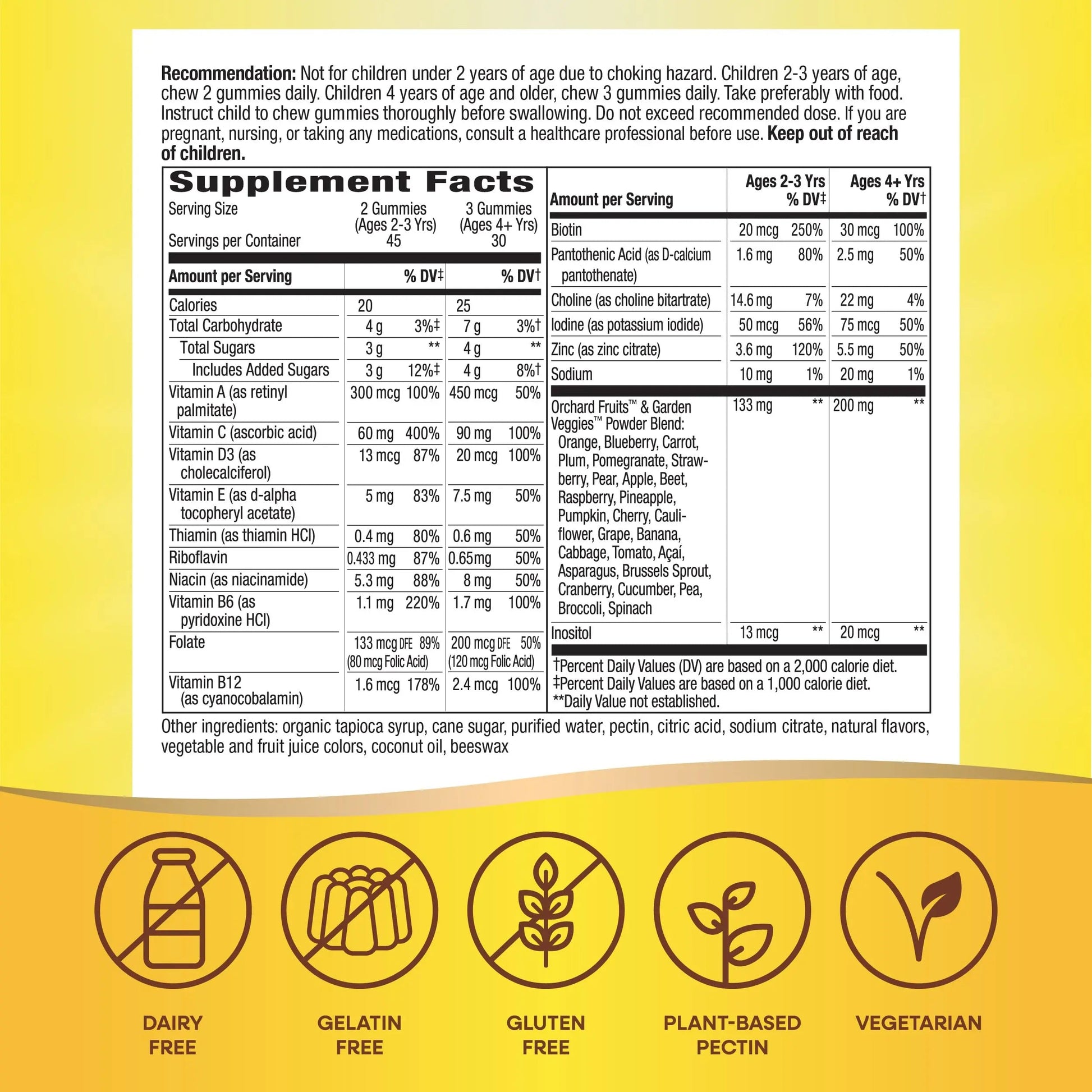 Nature's Way Alive! Children's Premium Gummy Multivitamin, Gluten Free, Made with Pectin, 90 Gummies Nature's WayAu supplements