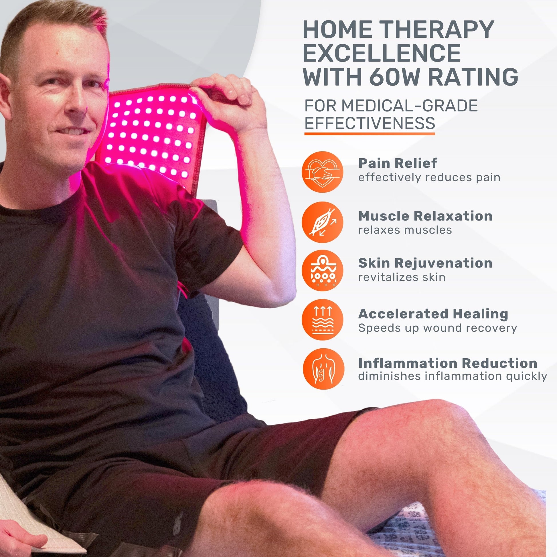 LOOKEE HealGlow Pro Medical Infrared & Red-Light Therapy Belt - LED Technology - 60W Powerful LOOKEEAu supplements