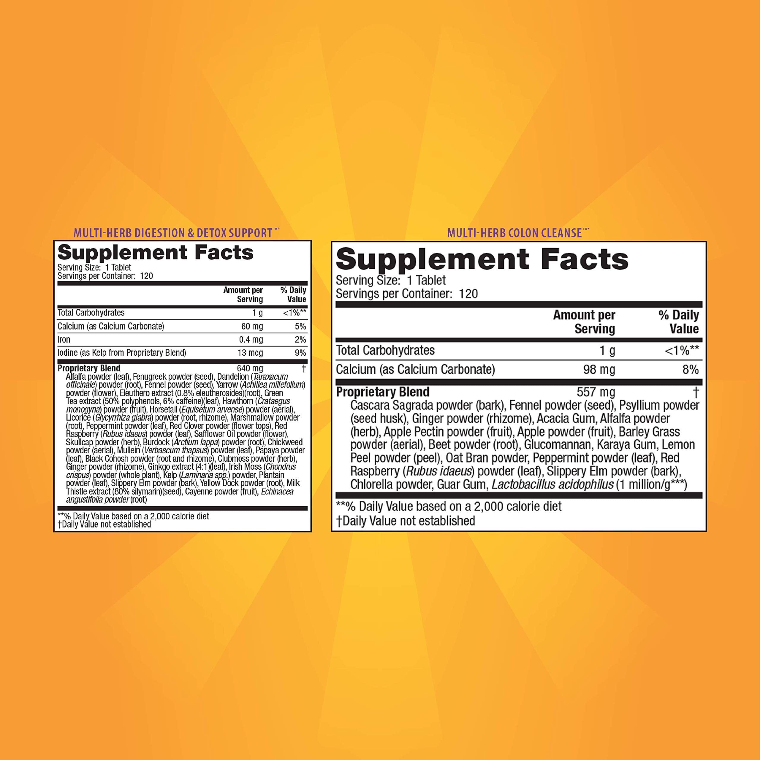 Nature's Secret Ultimate Cleanse 2-Part Total Body Detoxification & Elimination Supports Nature's SecretUS supplements