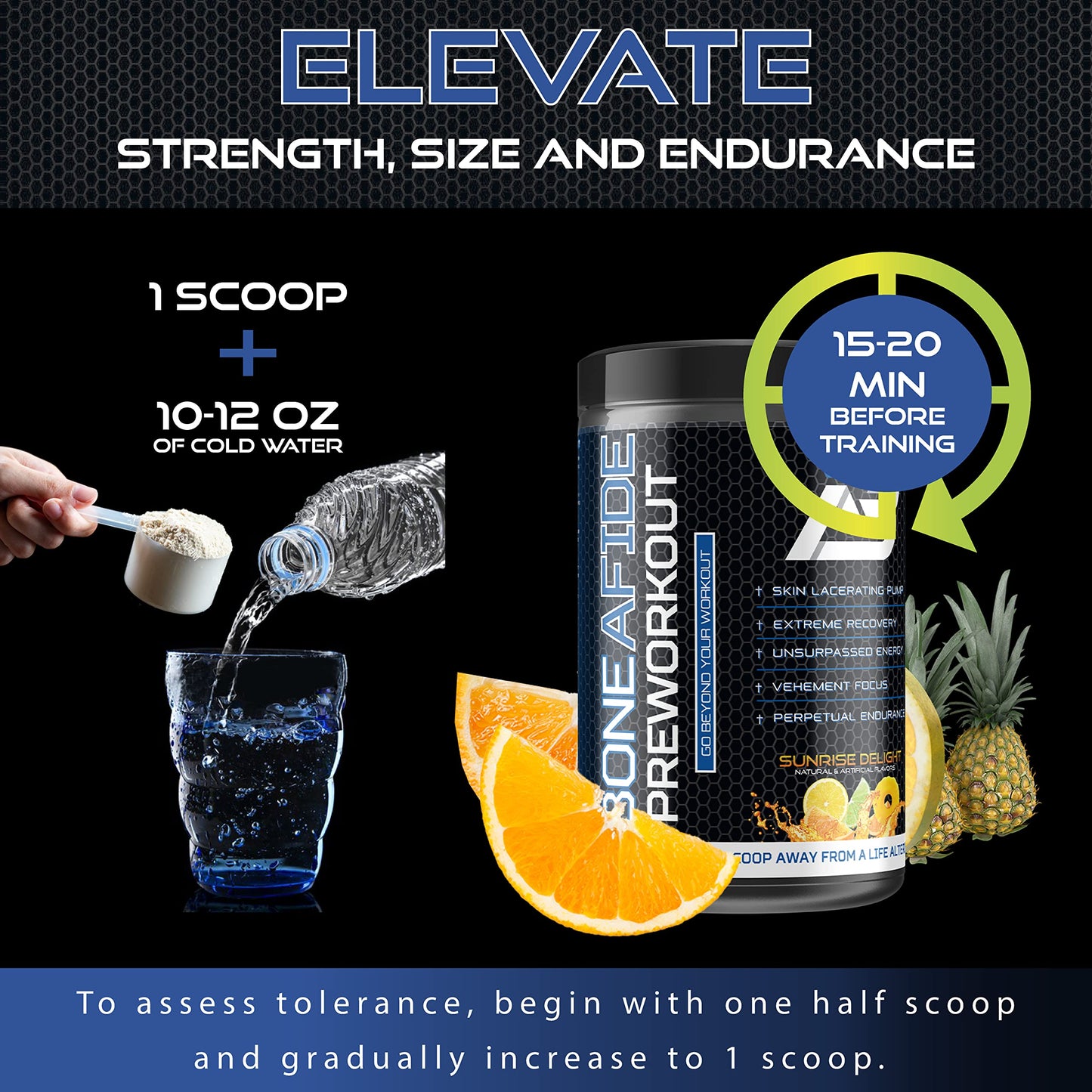 Boneafide Preworkout (Sunrise Delight) Boneafide NutritionUS supplements
