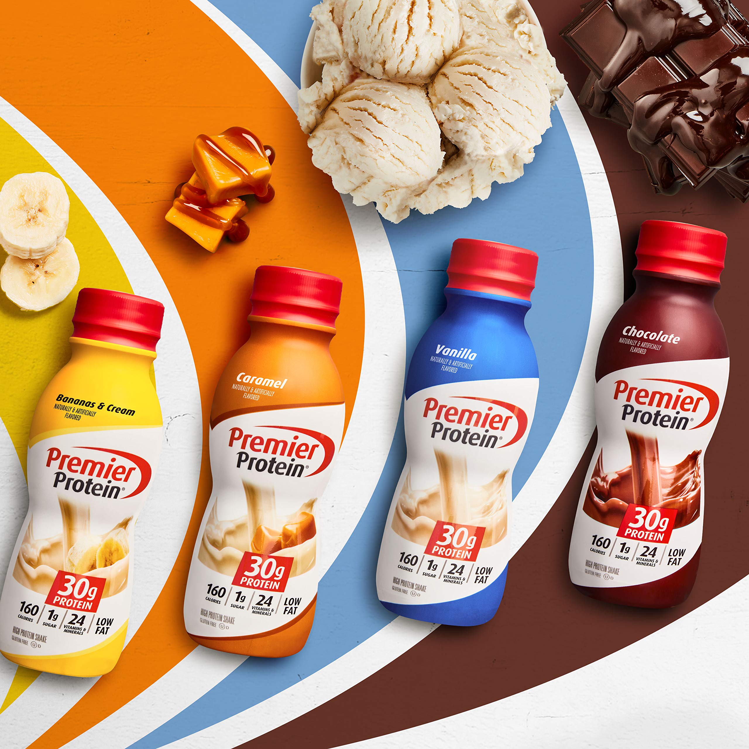 Premier Protein Shake, 30g Protein, 1g Sugar,24 Vitamins&Minerals Nutrients to Support Premier ProteinUS supplements
