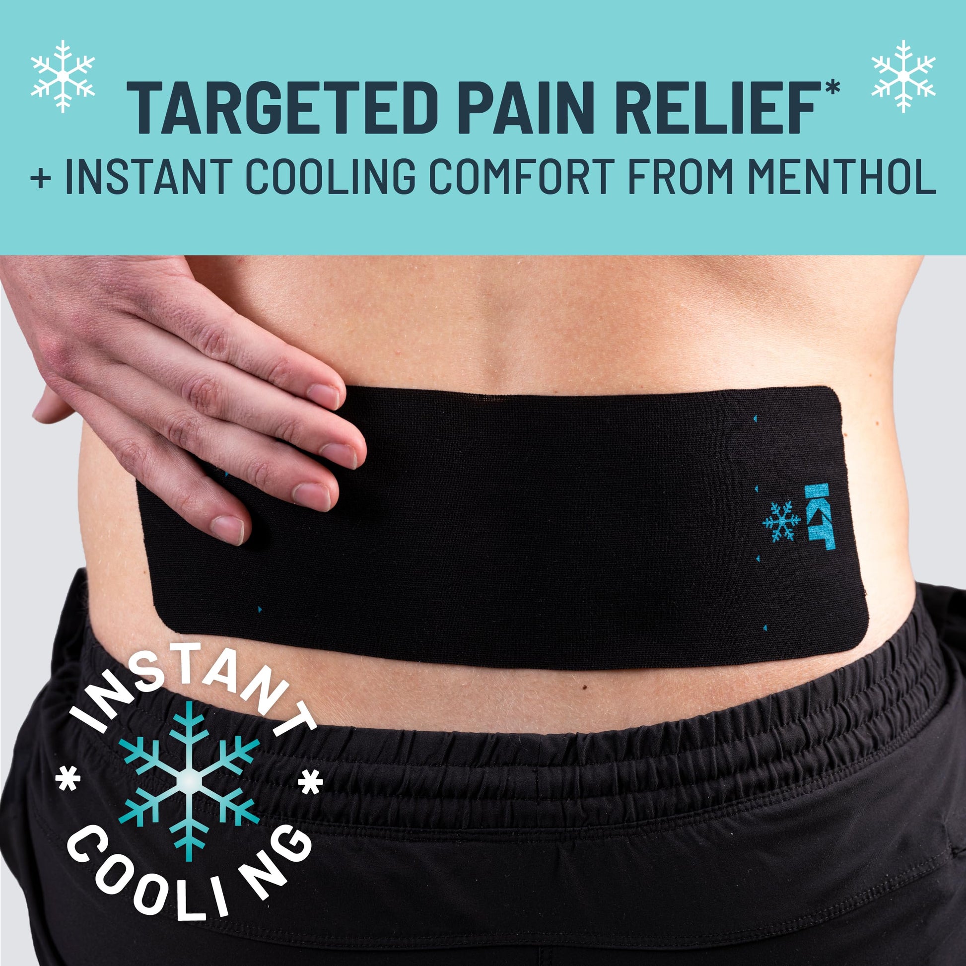 KT Tape, Back Pain Relief Patches, Extra Large 4"x10", Menthol Infused Kinesiology Tape, Cooling Pain Therapy, Everyday Long-Lasting Relief, 4 Count KT TapeAu supplements