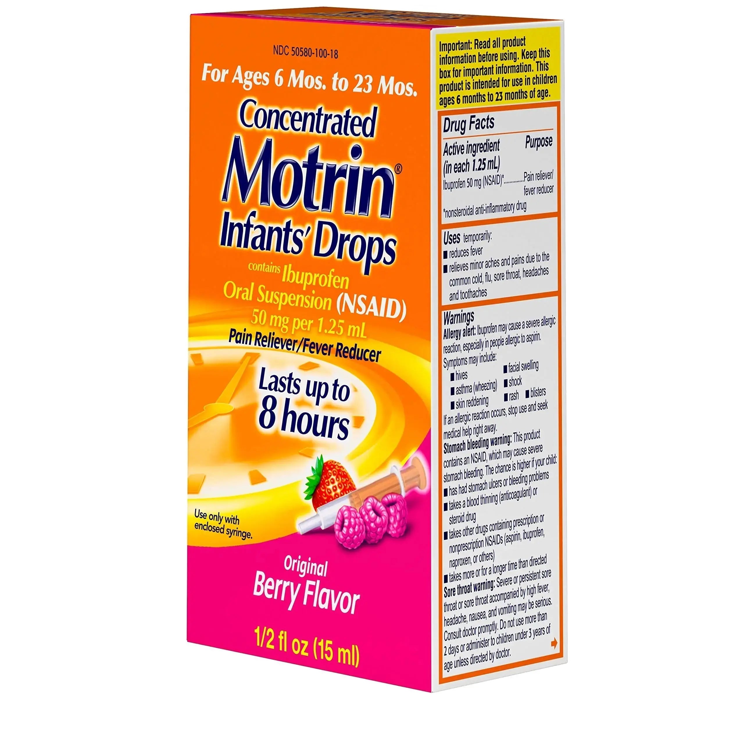 Concentrated Motrin Aspirin, 0.5 Fluid Ounce MotrinAu supplements
