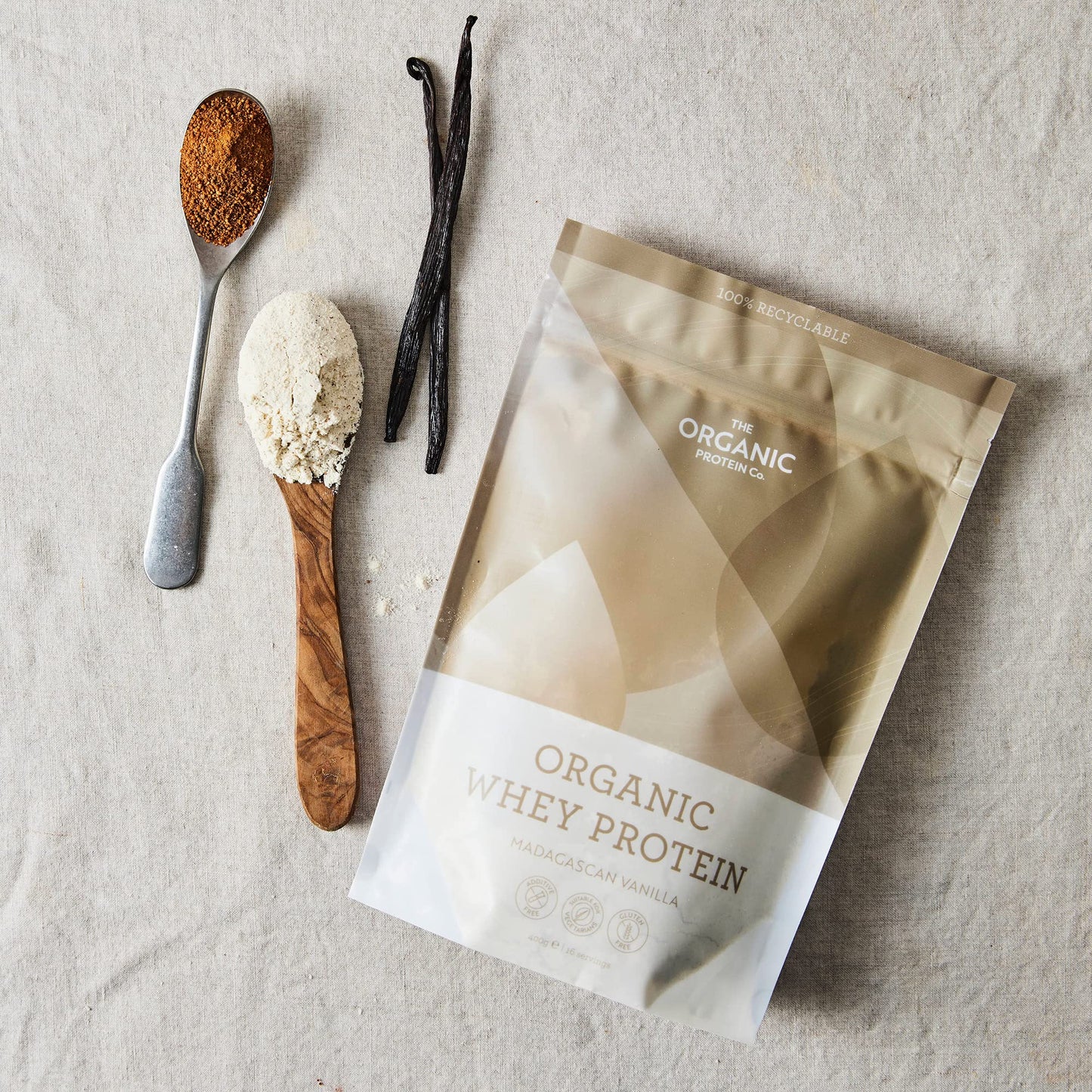 The Organic Protein Co. - Madagascan Vanilla Organic Whey Protein Powder The Organic Protein CompanyUS supplements