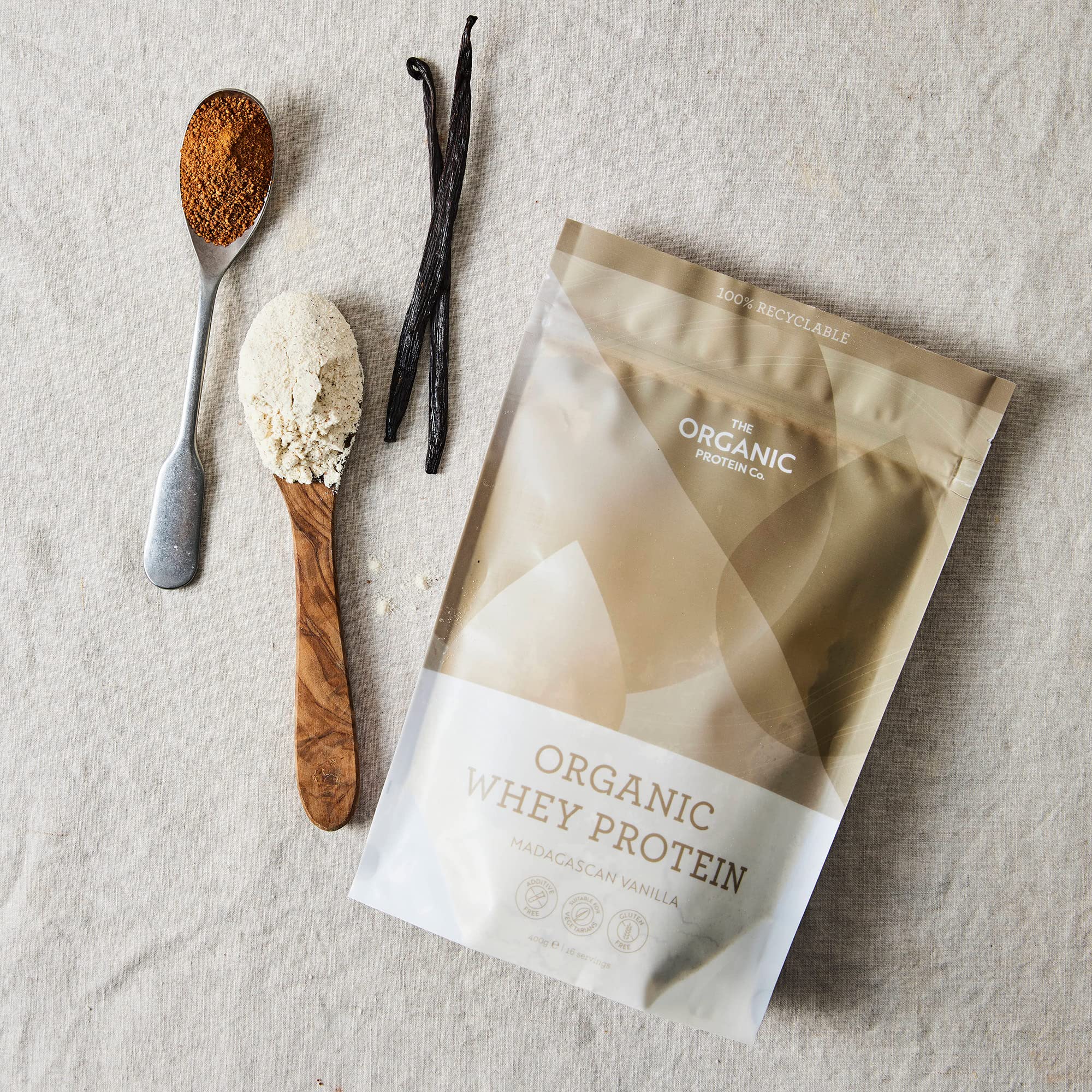 The Organic Protein Co. - Madagascan Vanilla Organic Whey Protein Powder The Organic Protein CompanyAu supplements