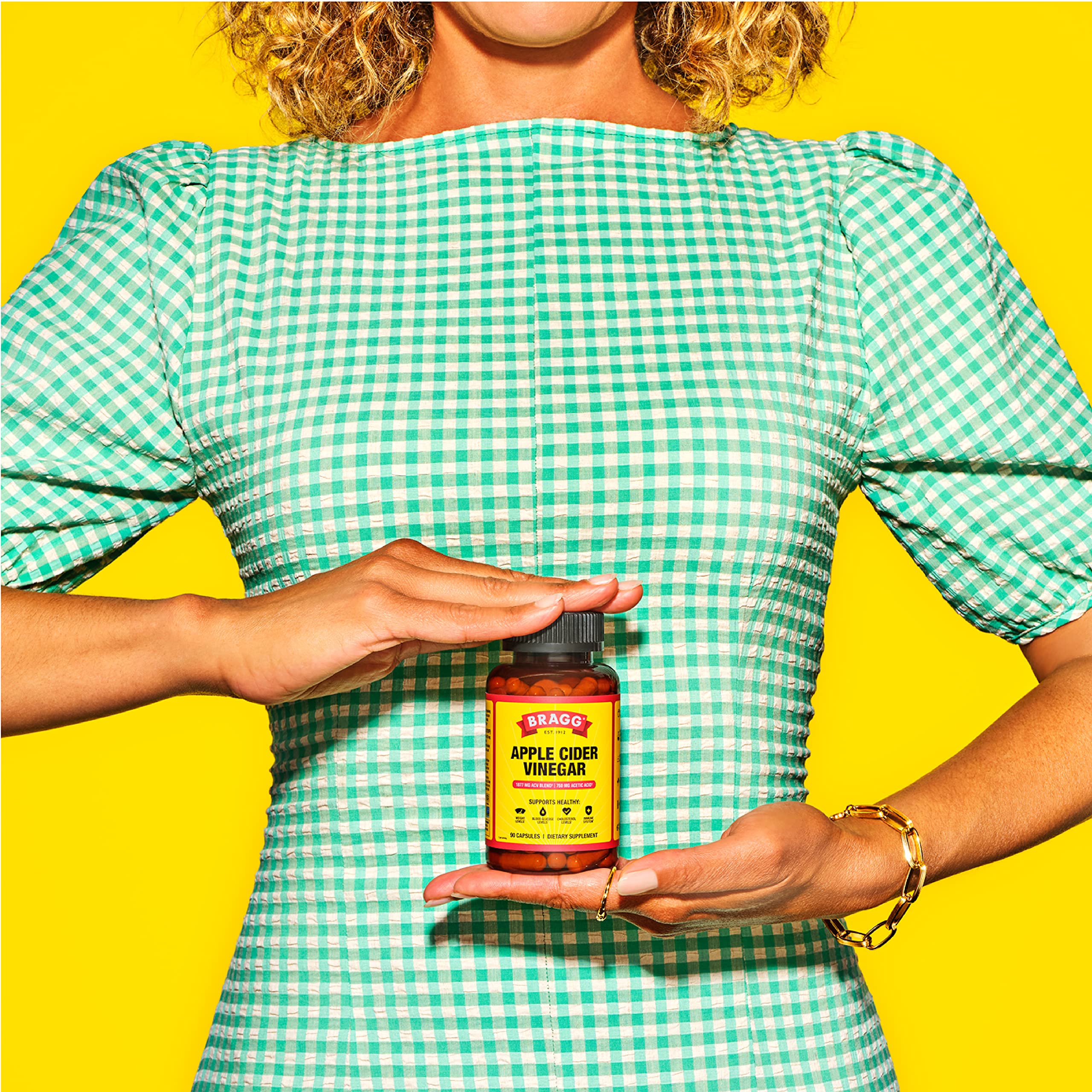 Bragg Apple Cider Vinegar Capsules - Vitamin D3 & Zinc - 750mg of Acetic Acid – Immune BraggAu supplements
