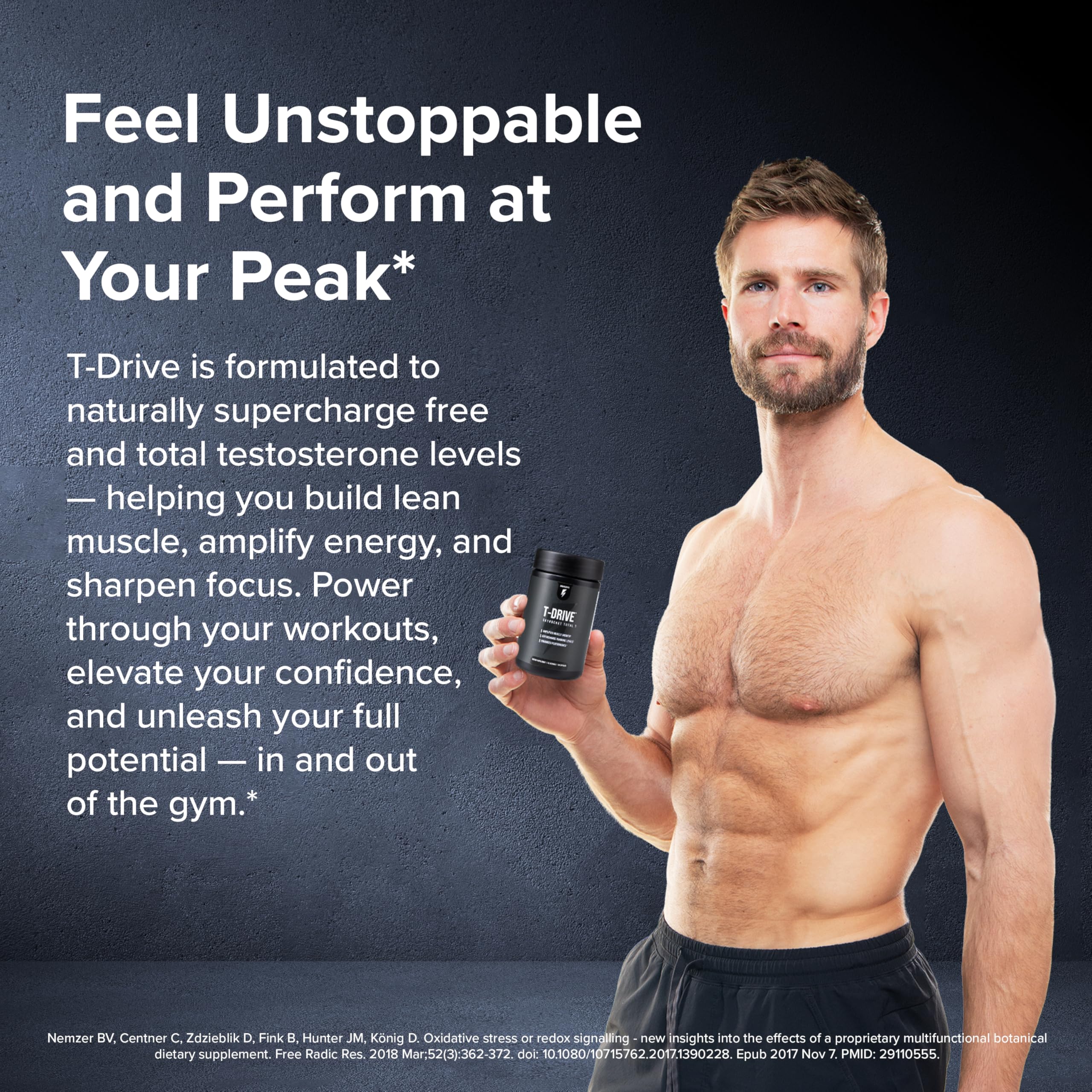 InnoSupps T-Drive Testosterone Booster Enhance Performance Amplify Muscle Growth, Increase Libido & Energy Levels w/KSM-66 Ashwagandha, Magnesium, Vitamin D, Niacin Boron, Fenugreek, 90 Caps, 30 Days InnoSuppsAu supplements