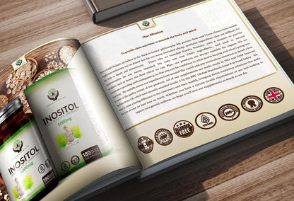 EN Myo-Inositol Chromium & Folate Blend | 1000mg Myo Inositol Per Serving | 180 Vegan Earth's NurtureUS supplements