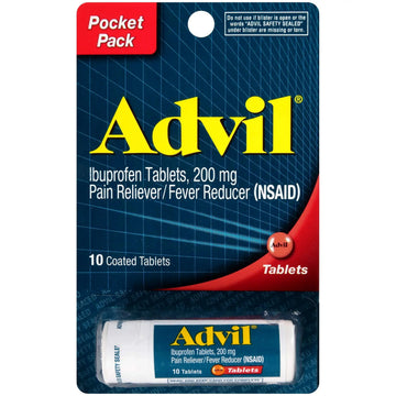 Advil 200 mg Tablets Pocket Pack 10 ea (Pack of 6) AdvilAu supplements