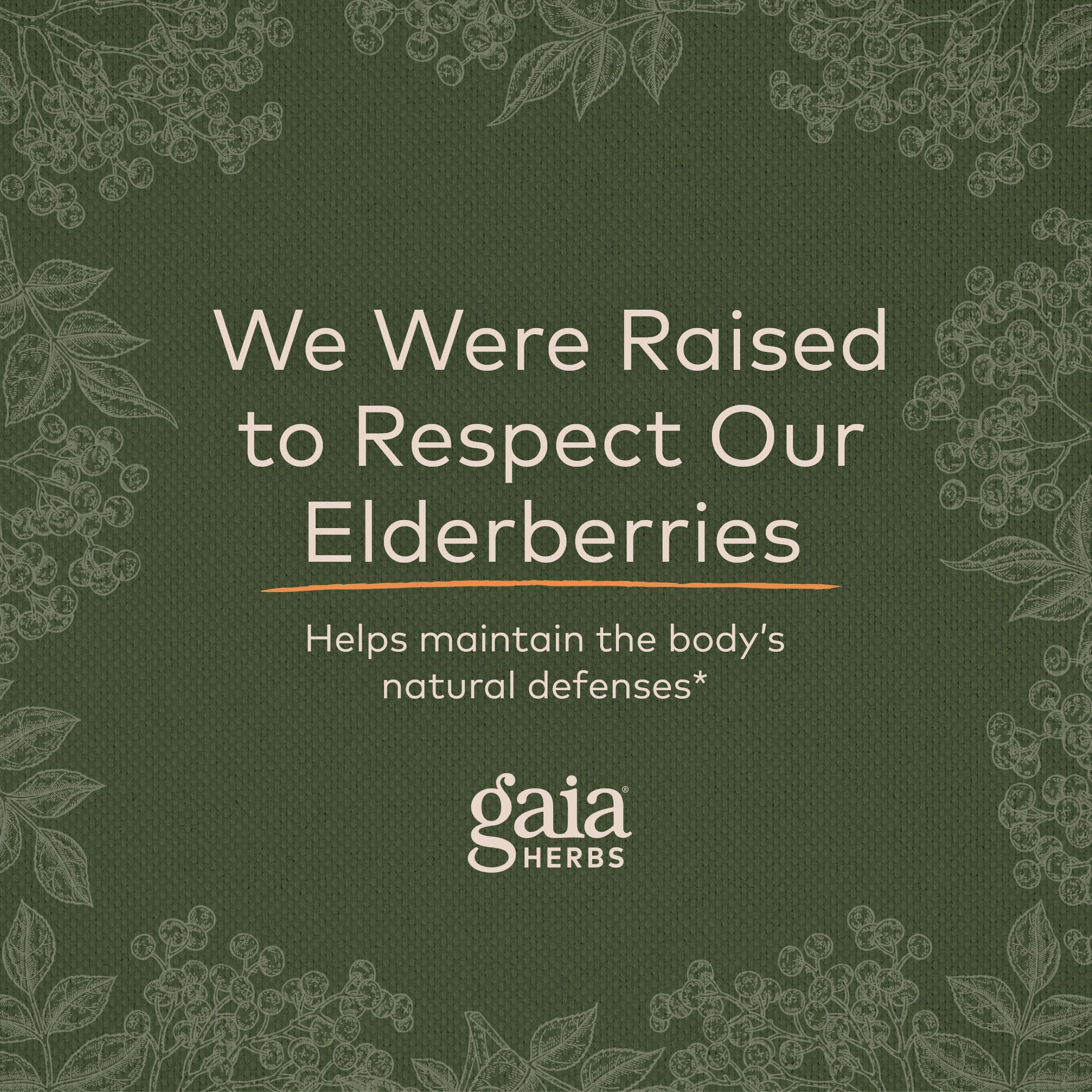 Gaia Herbs Black Elderberry (Sambucus Nigra) Extra Strength Gummies Gaia HerbsAu supplements
