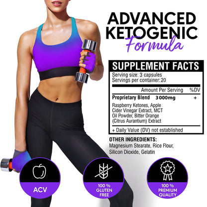 Complete Keto Pills - Keto Fast Exogenous Ketones Supplement for Improved Focus and Stamina Kinpar PharmaUS supplements