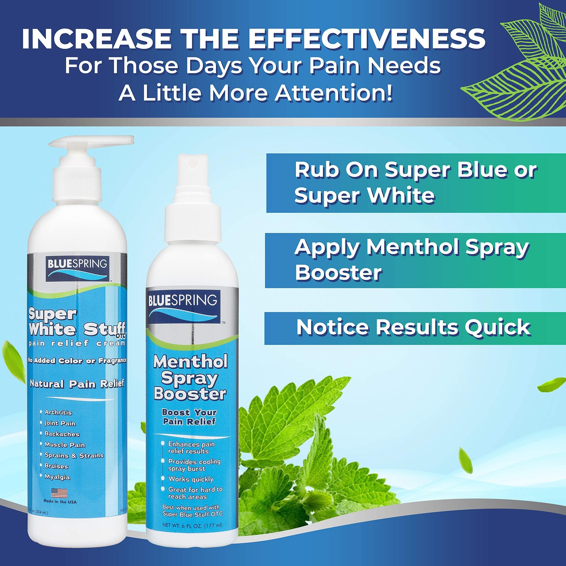 Emu Therapy Super White Stuff OTC 12-oz. Pump Bottle - Natural, Made in USA, Paraben-Free, Works in As Little As 5 Minutes for Joint/Muscle Pain, Backaches, Sprains/Strains, Bruises & More Emu TherapyAu supplements