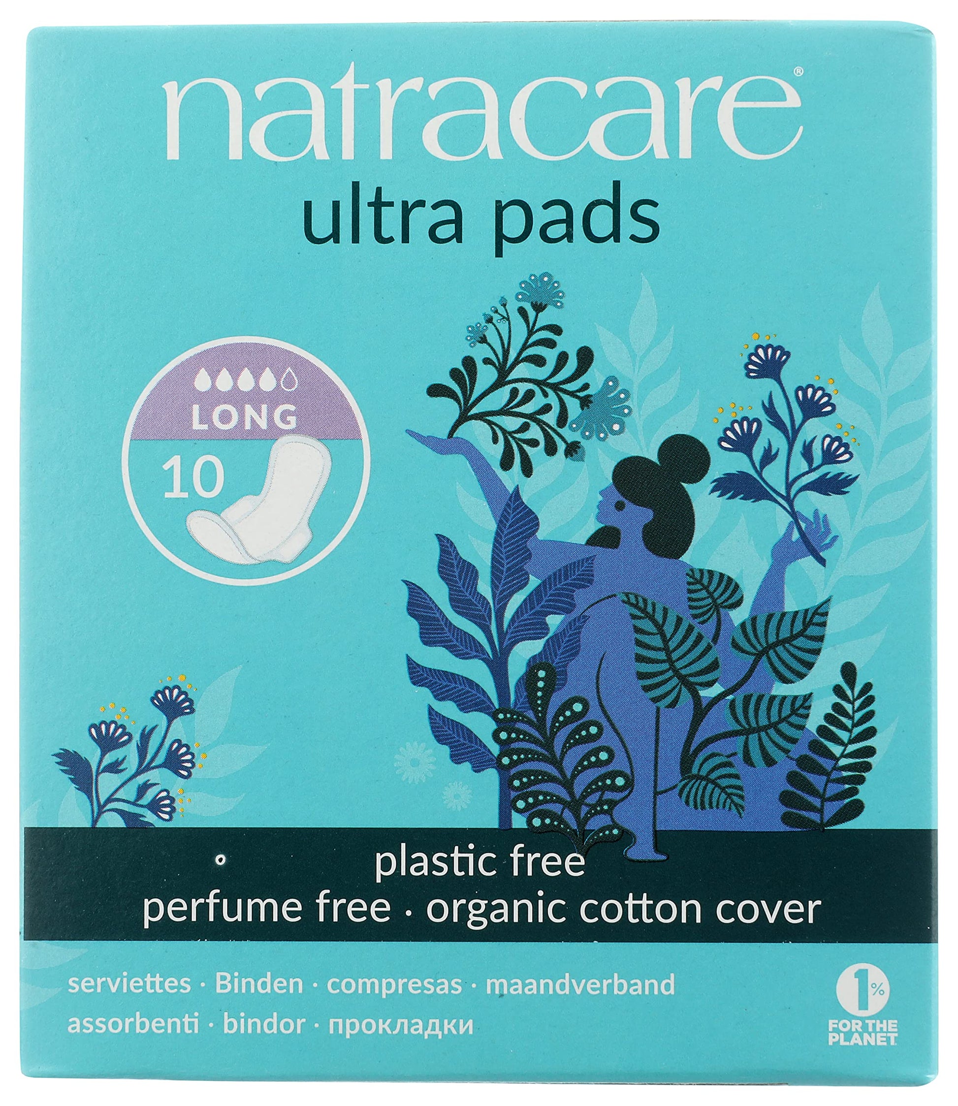 Natracare Slim Fitting Ultra Pads with Wings, Long, Made with Certified Organic Cotton NATRACAREAu supplements