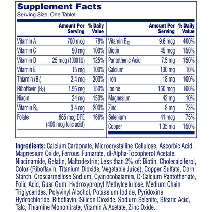 ONE A DAY Bundle Multivitamin for Women 200 Count Tablets Active Focus Supplement ONE A DAYUS supplements