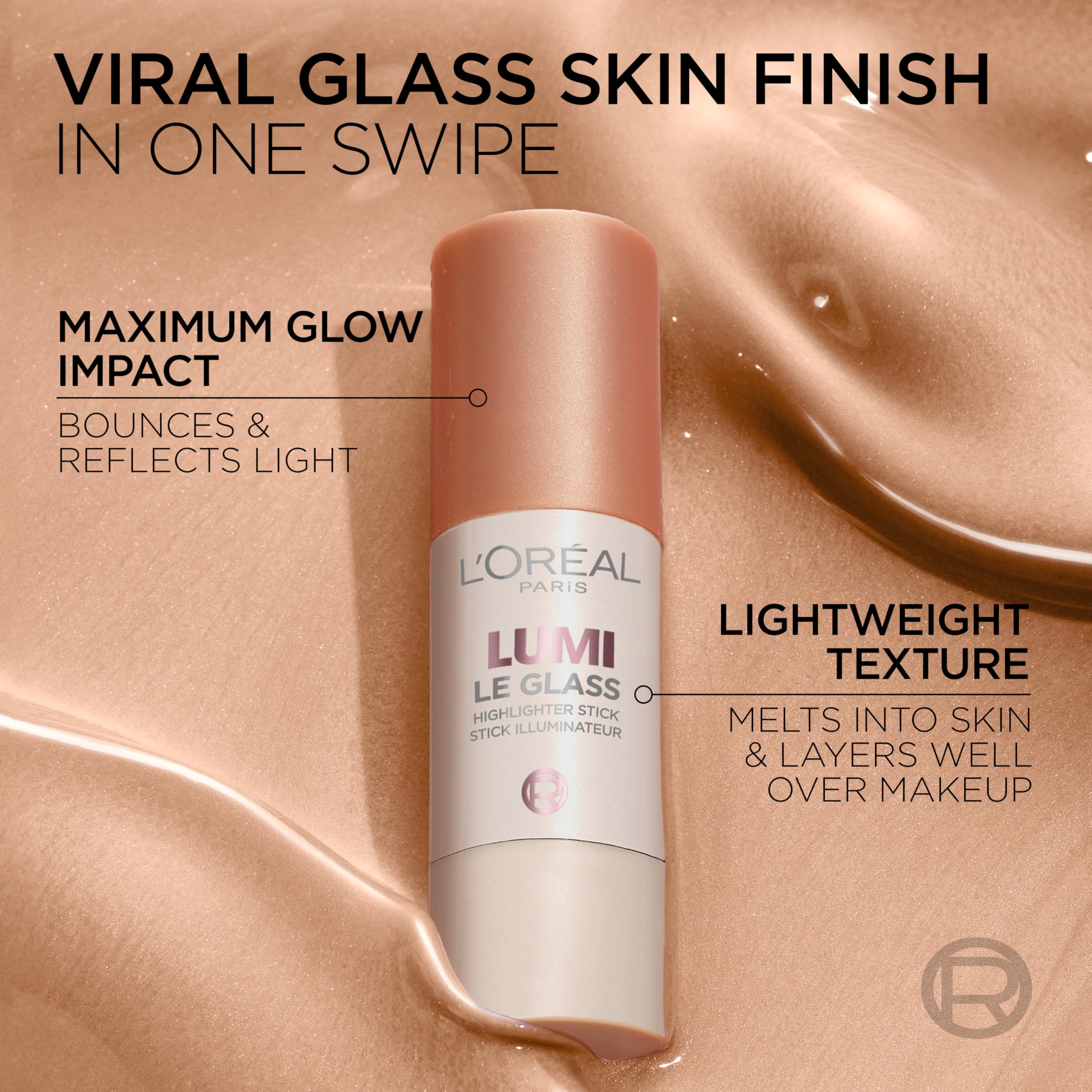L'Oreal Paris True Match Lumi Le Glass Highlighter Stick, Reflective, Translucent, Glassy Highlighter for Face and Body, 620 Pink Ballet, 0.17 Oz L'Oreal ParisAu supplements