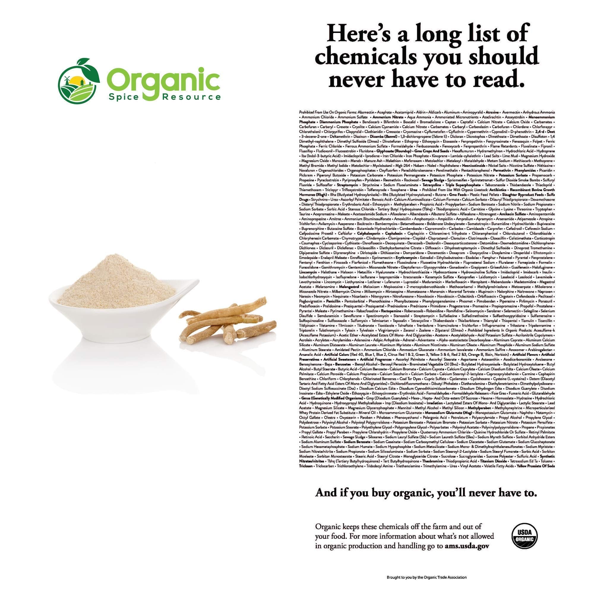 Organic Ashwagandha Root Powder - 1.10 lbs (17.64 oz) | Resealable Kraft Bag,Non-GMO, Indian Ginseng, Withania Somnifera -100% Raw from India, by SHOPOSR Organic Spice ResourceAu supplements