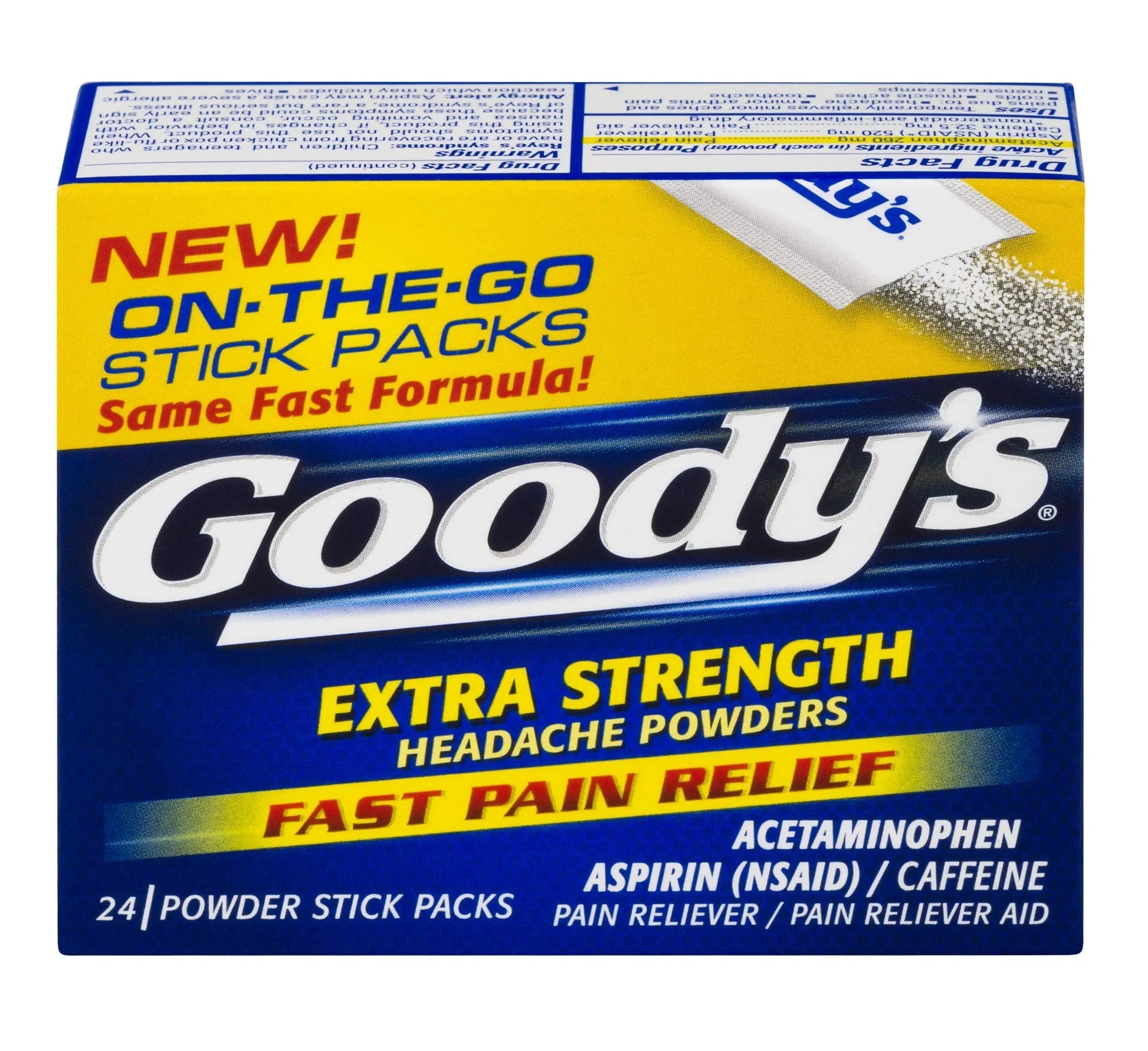 Goody's Extra Strength Powders | Fast Pain Relief | Aspirin & Caffeine | 24 Count Goody'sAu supplements