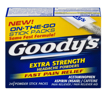 Goody's Extra Strength Powders | Fast Pain Relief | Aspirin & Caffeine | 24 Count Goody'sAu supplements