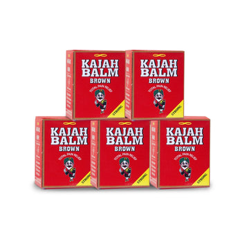 Kajah Brown Balm 10Gms (Pack of 5) RajahAu supplements