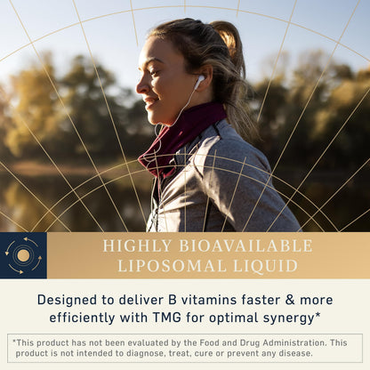 Quicksilver Scientific Methyl Charge - Methylation, Liver, Detox + Energy Supplement - Folate, Vitamin B12, Riboflavin, Vitamin B6 + TMG Supplement with Superior Absorption - Vegan B Vitamins (50ml) Quicksilver ScientificUS supplements