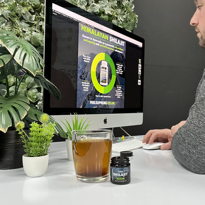 Natural Black Altai Shilajit Resin Large (50g) Pot | 100% Pure Additive Free | 80 Trace Feel SupremeUS supplements