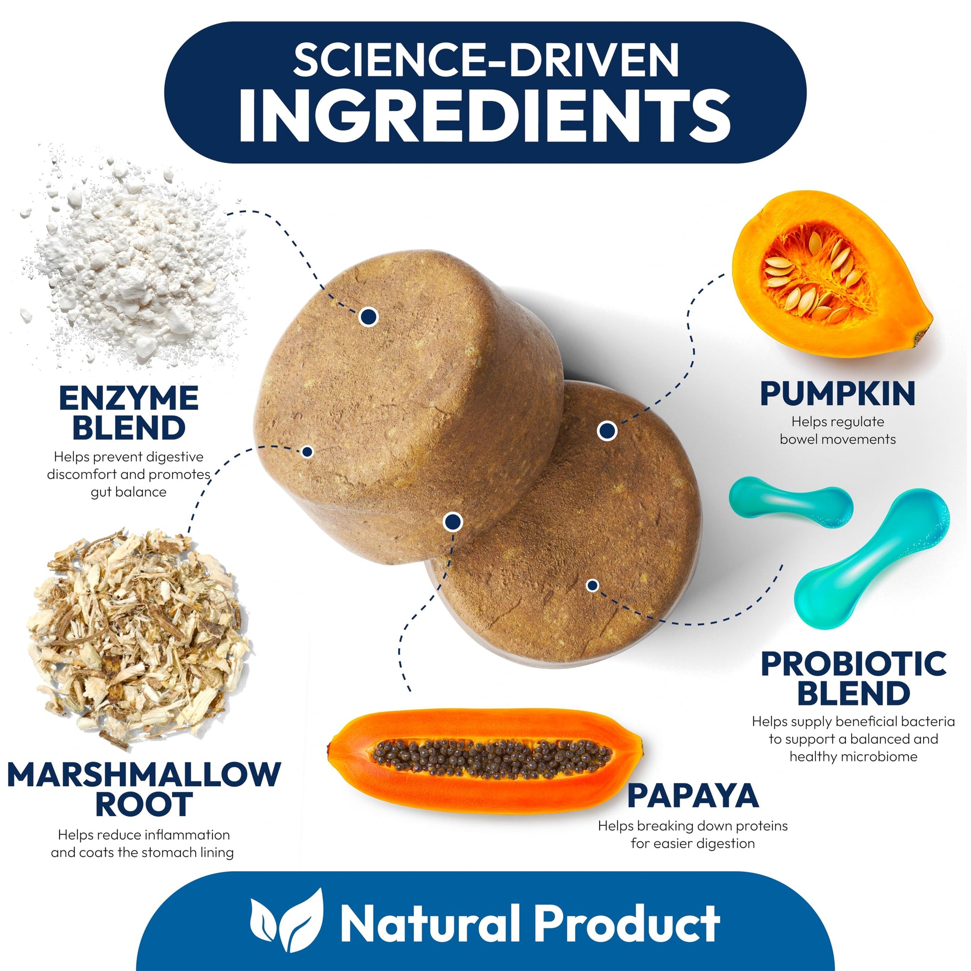 Probiotics for Dogs - 170 Dog Probiotics Chews - Digestive Enzymes & Prebiotics - Support Gut Health, Diarrhea, Gas & Constipation Relief - Itchy Skin, Allergies, Yeast Balance - Advanced Supplement PetsologyAu supplements