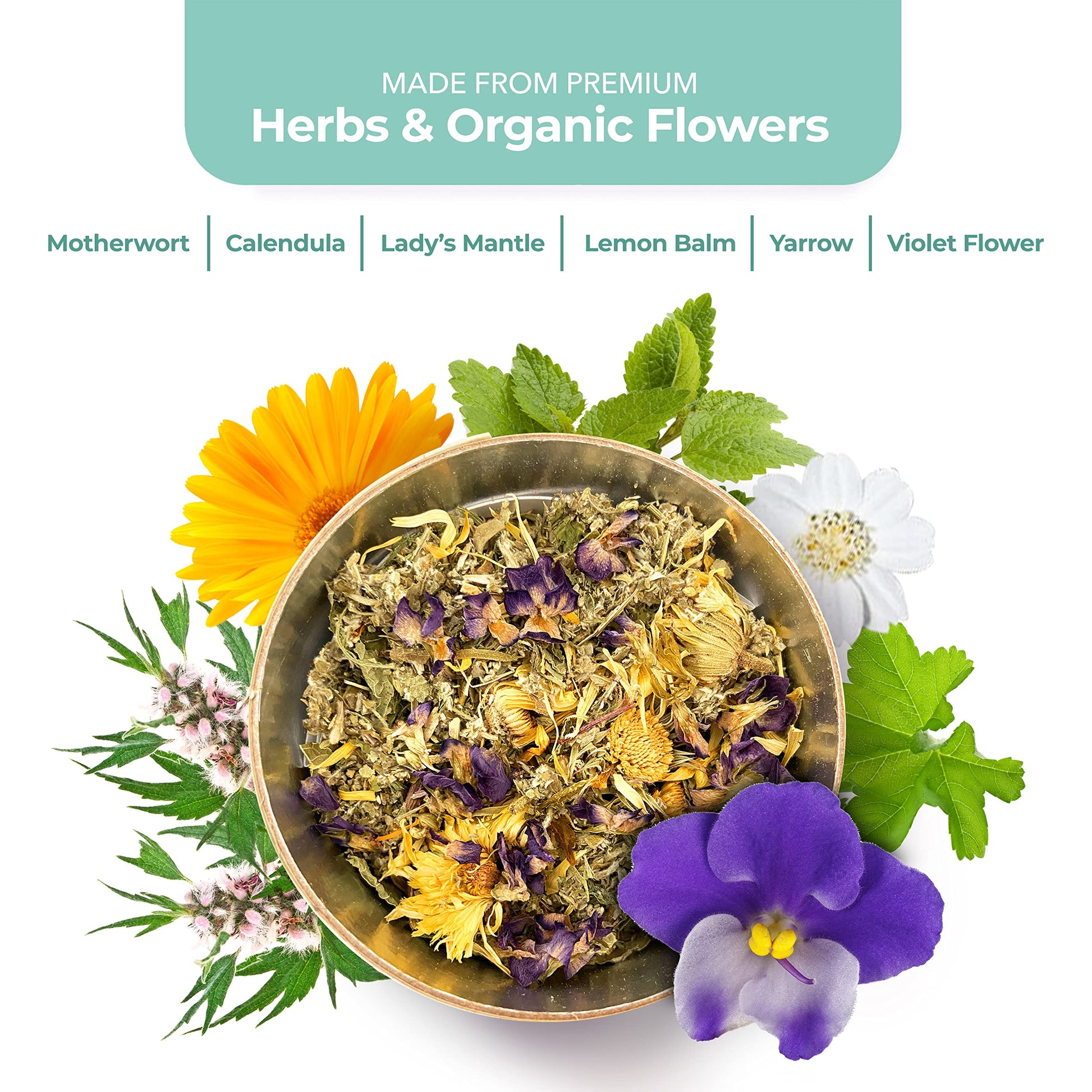 Leiamoon - Vaginal Steam Herbs Blends V Steam Kit for Cleansing, Regulating, and Balancing LeiamoonAu supplements