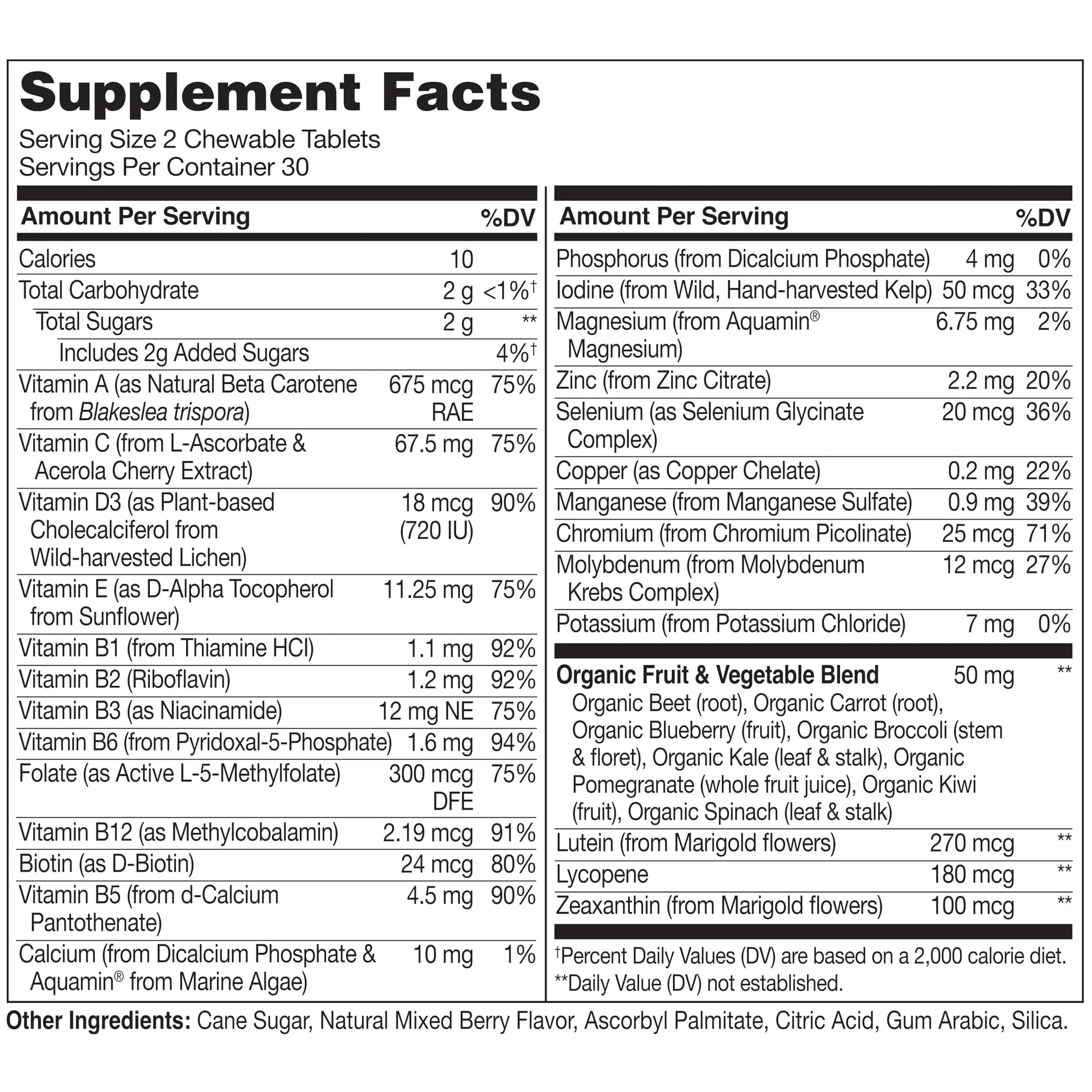 NATURELO Chewable Vitamin for Kids Multivitamin with Whole Food Organic Fruit Blend - 60 Tablets for Children NATURELOAu supplements