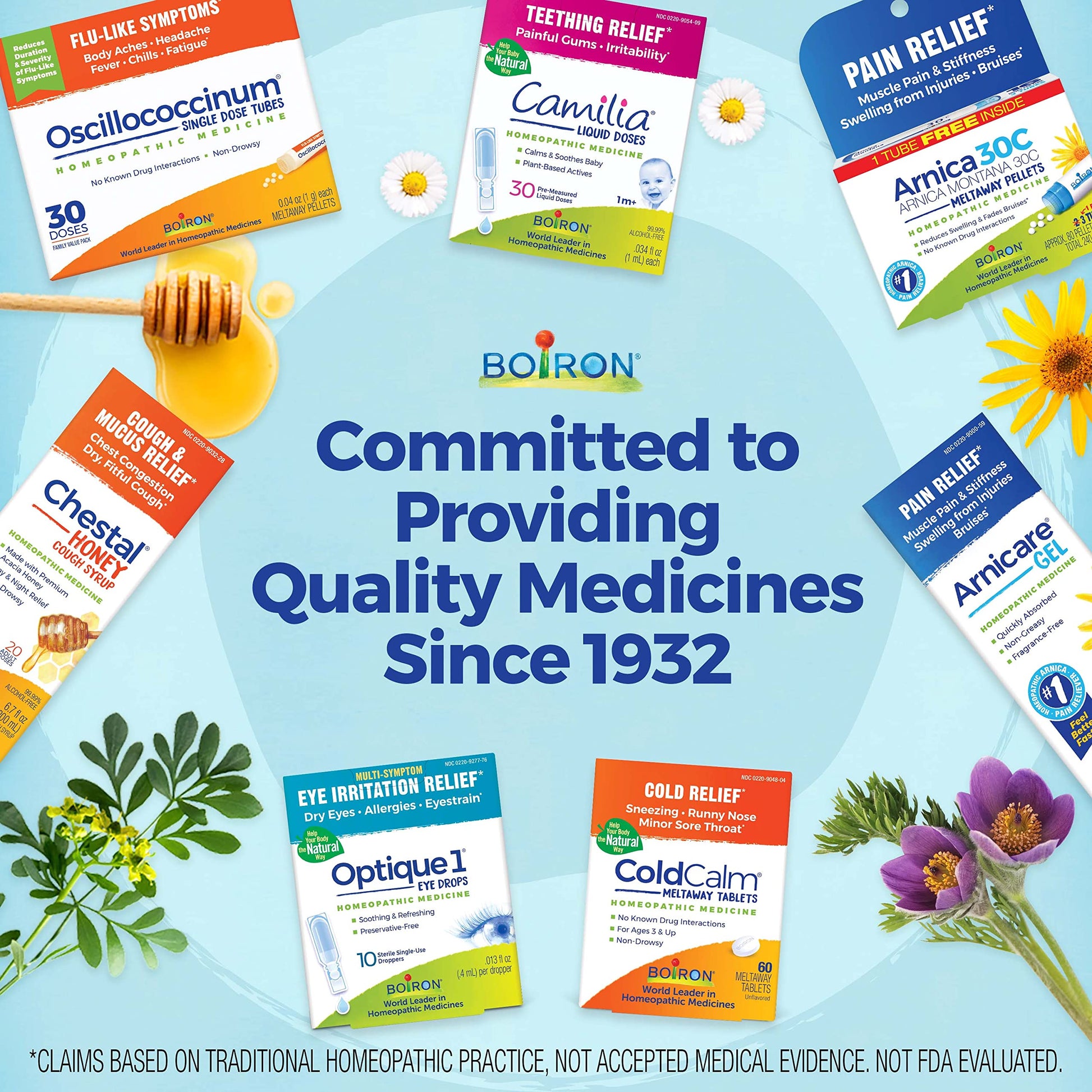 Boiron Arnicare Tablets for Pain Relief from Muscle Pain, Joint Soreness, Swelling from Injury or Bruises - 120 Count (2 Pack of 60) BoironAu supplements