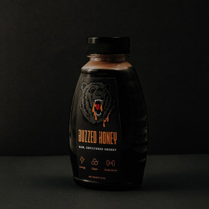 Buzzed Honey - 16oz, Natural Preworkout Supplement, Raw Honey, Caffeine, Clean Energy Buzzed HoneyUS supplements