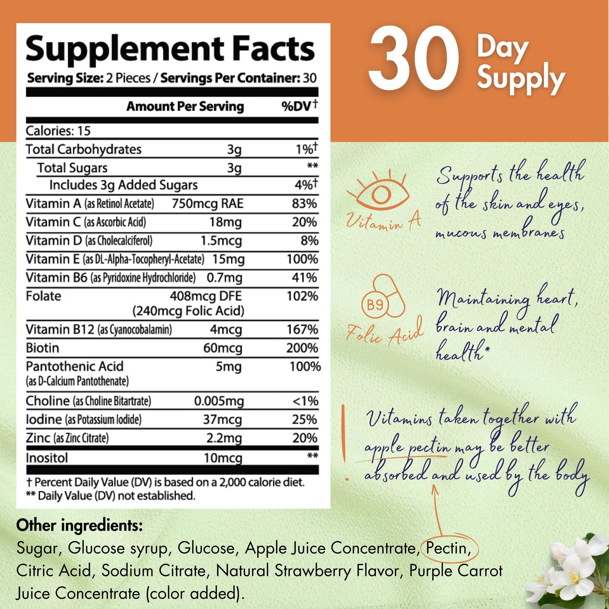 healblend Power-Packed Multivitamin Bear Gummies for Adult | Vitamins C, D3, B6, B12, Iron, Zinc healblendAu supplements